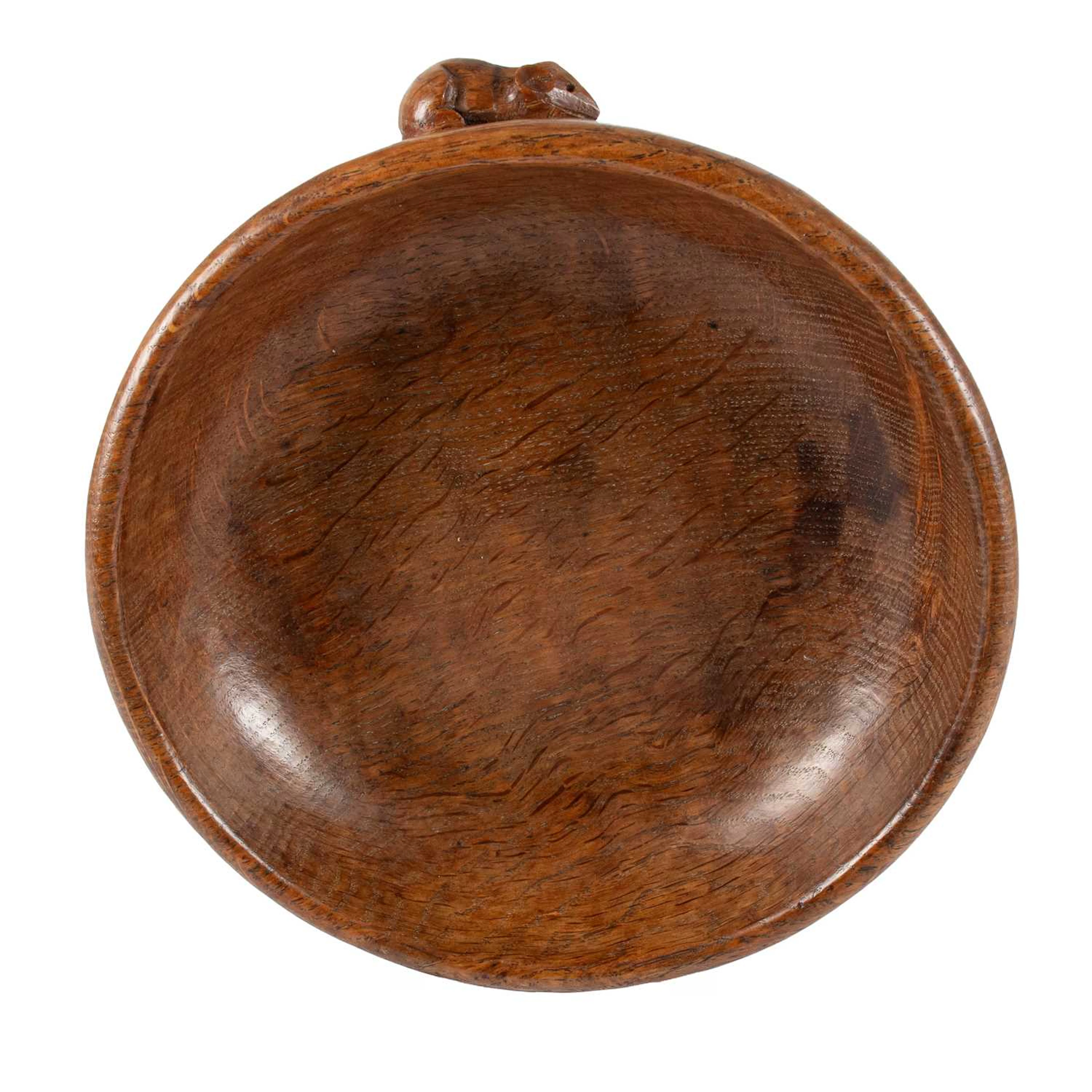 Robert Mouseman Thompson (1876-1955): An English Oak Fruit Bowl
