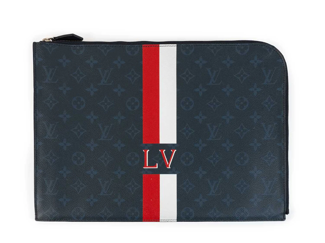 A Louis Vuitton Monogram Striped Pochette Jour GM, Défilé Homme Mens
