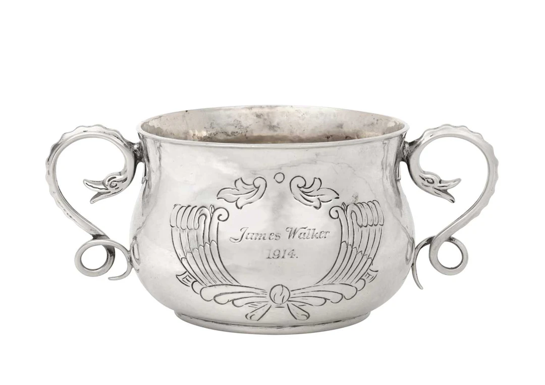 A George V Silver Porringer by D. and J. Wellby Ltd., London, 1913