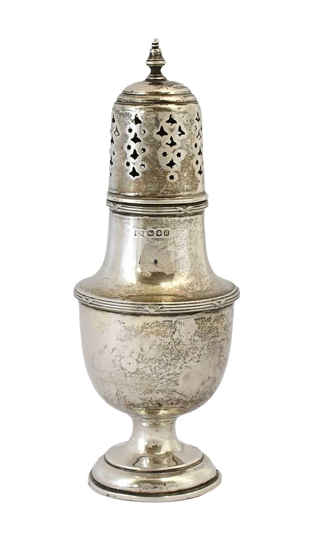 A George V Silver Caster, by Mappin and Webb, London, 1916