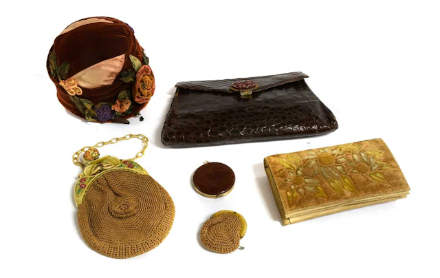 Circa 1920/30s Costume Accessories, Sally V Sally Victor, Bags by