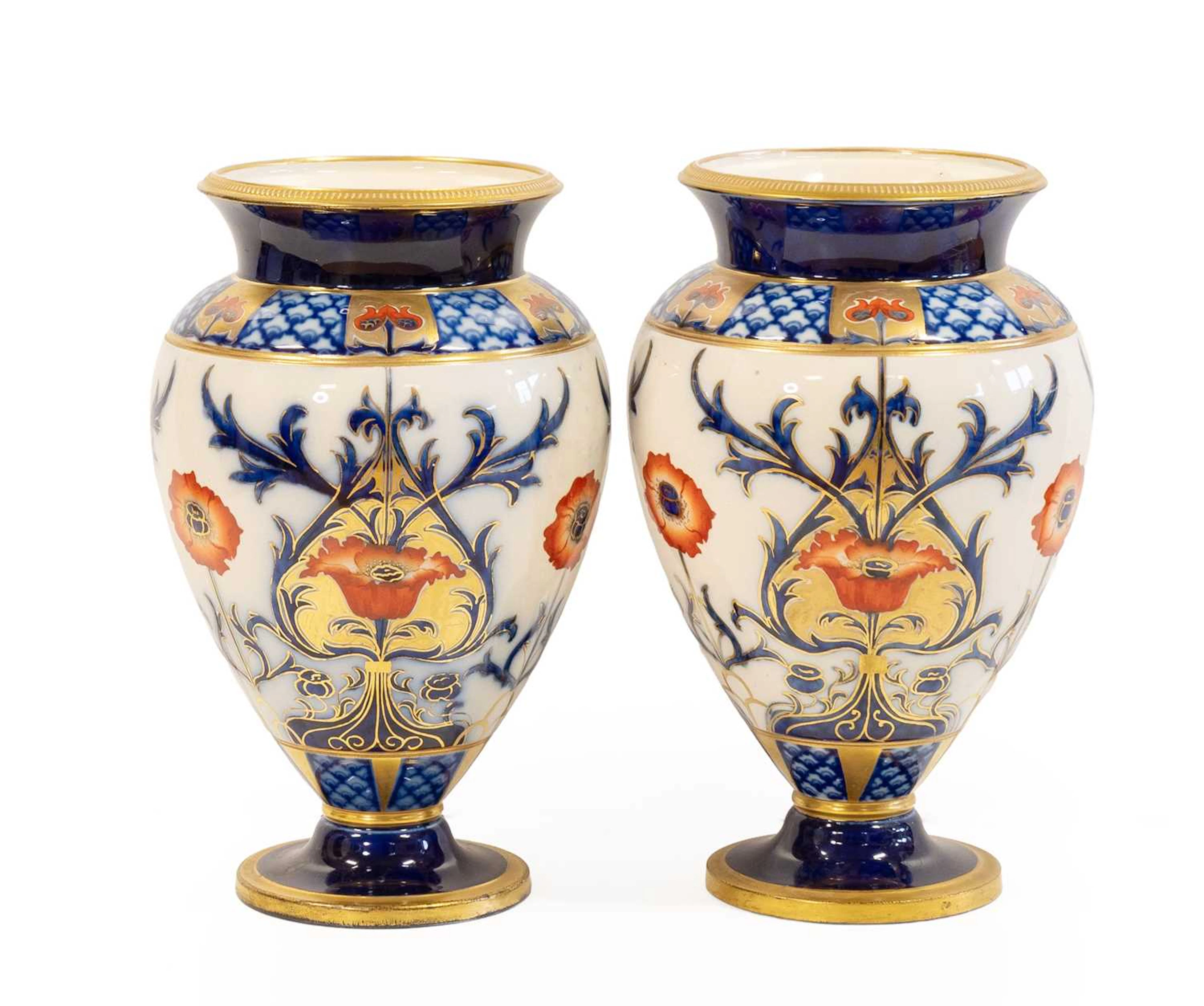 William Moorcroft (1872-1945) for James Macintyre: A Pair of Aurelian