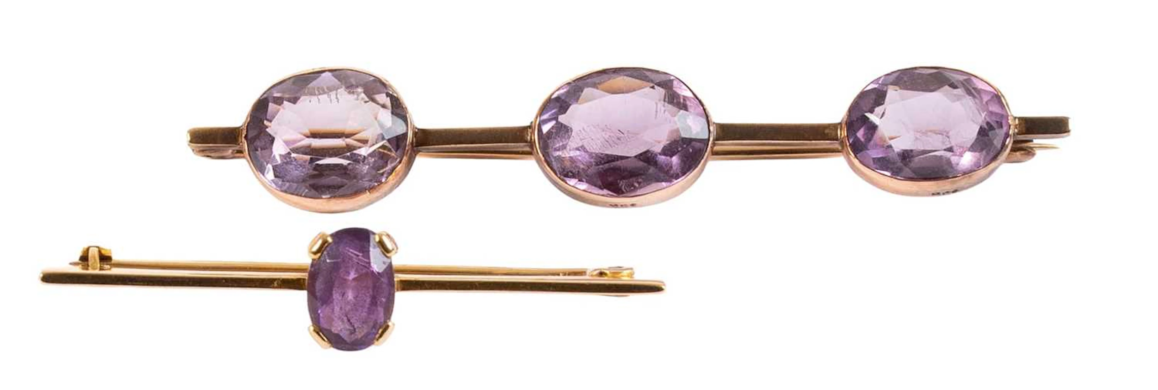 An Amethyst Brooch, Another Amethyst Brooch