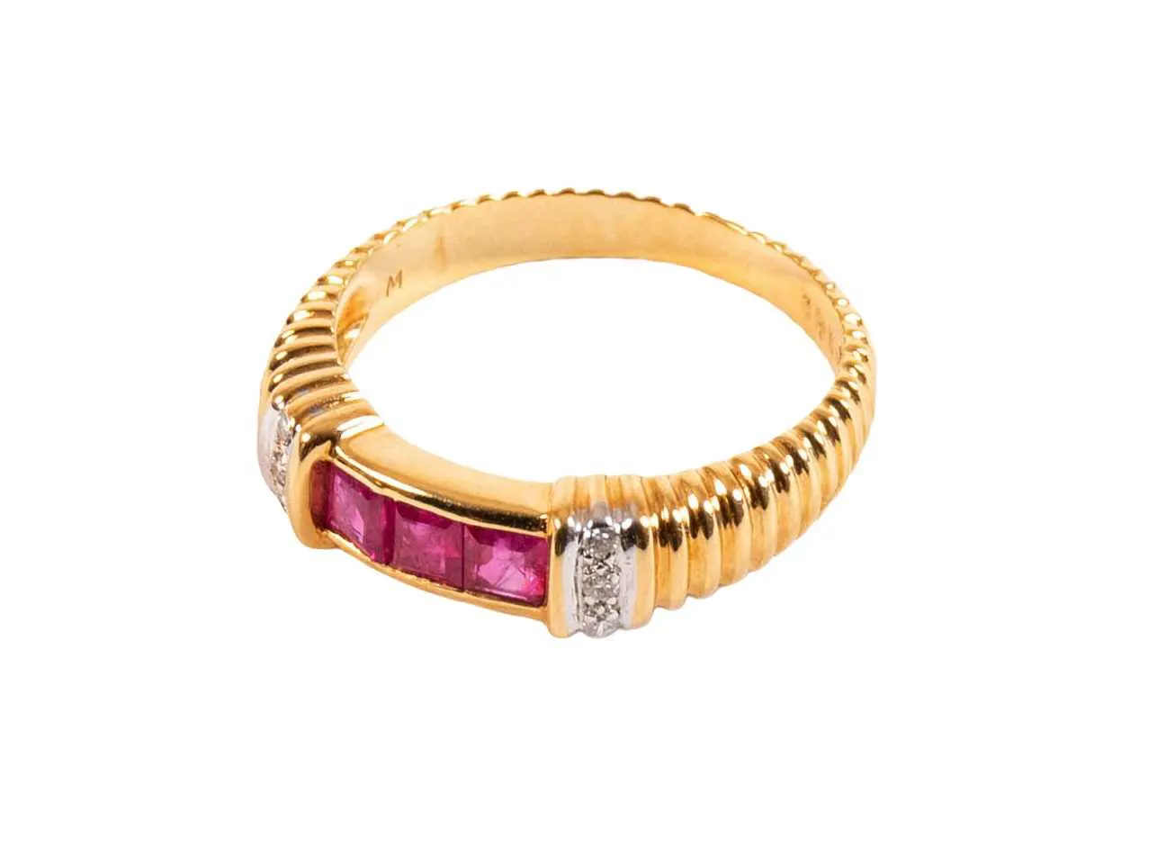 A Ruby and Diamond Ring