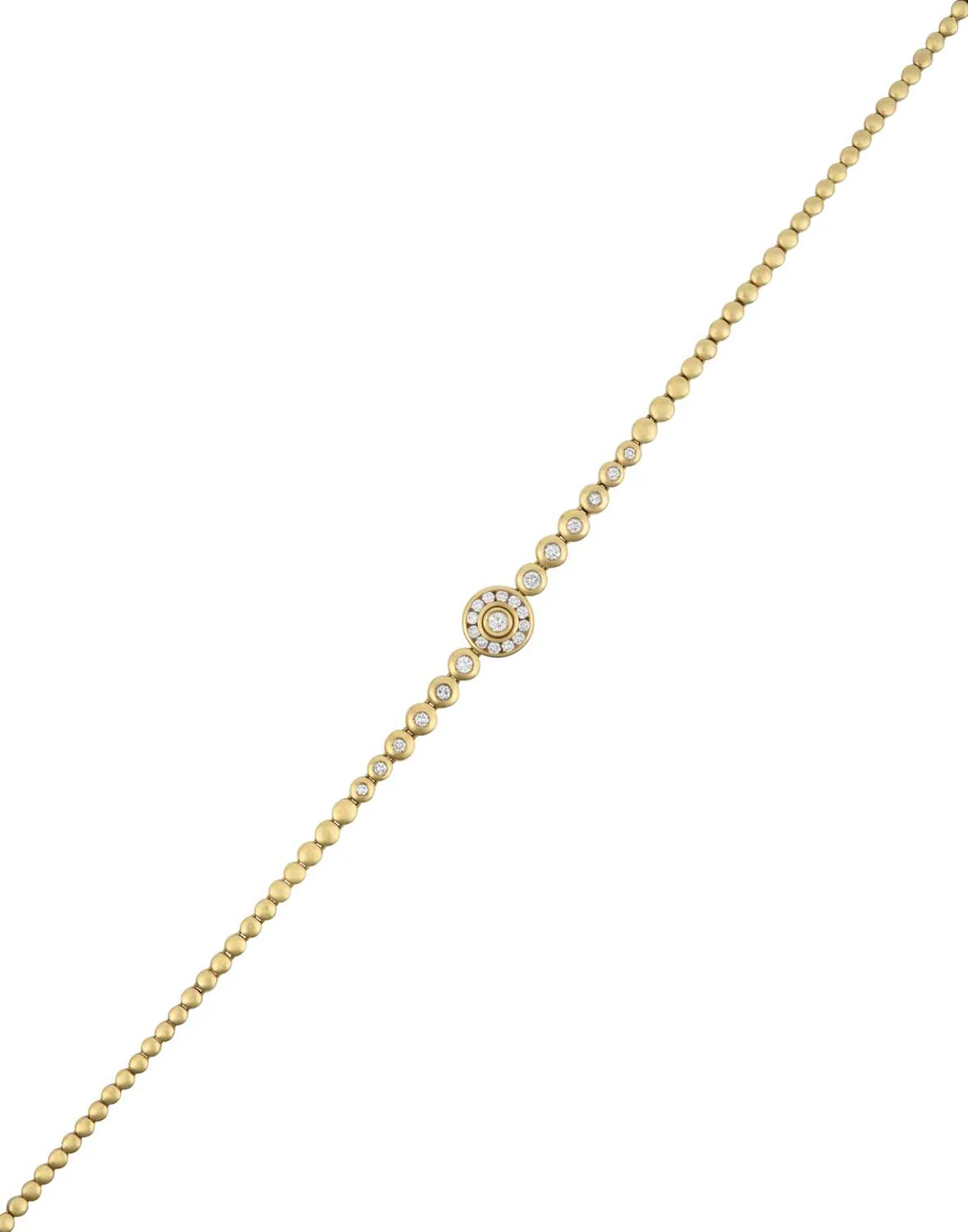 An 18 Carat Gold Diamond Necklace, by Mappin & Webb