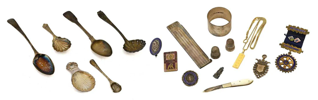 A Collection of Assorted Silver and Objects of Vertu