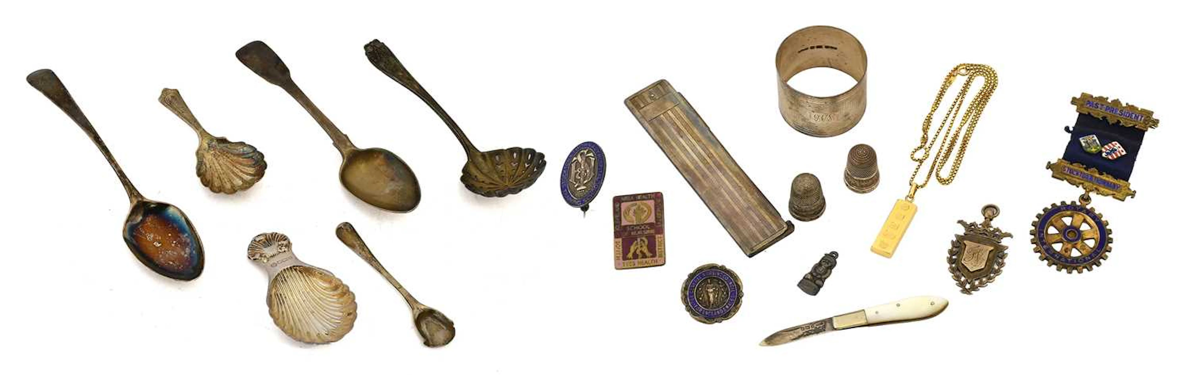 A Collection of Assorted Silver and Objects of Vertu