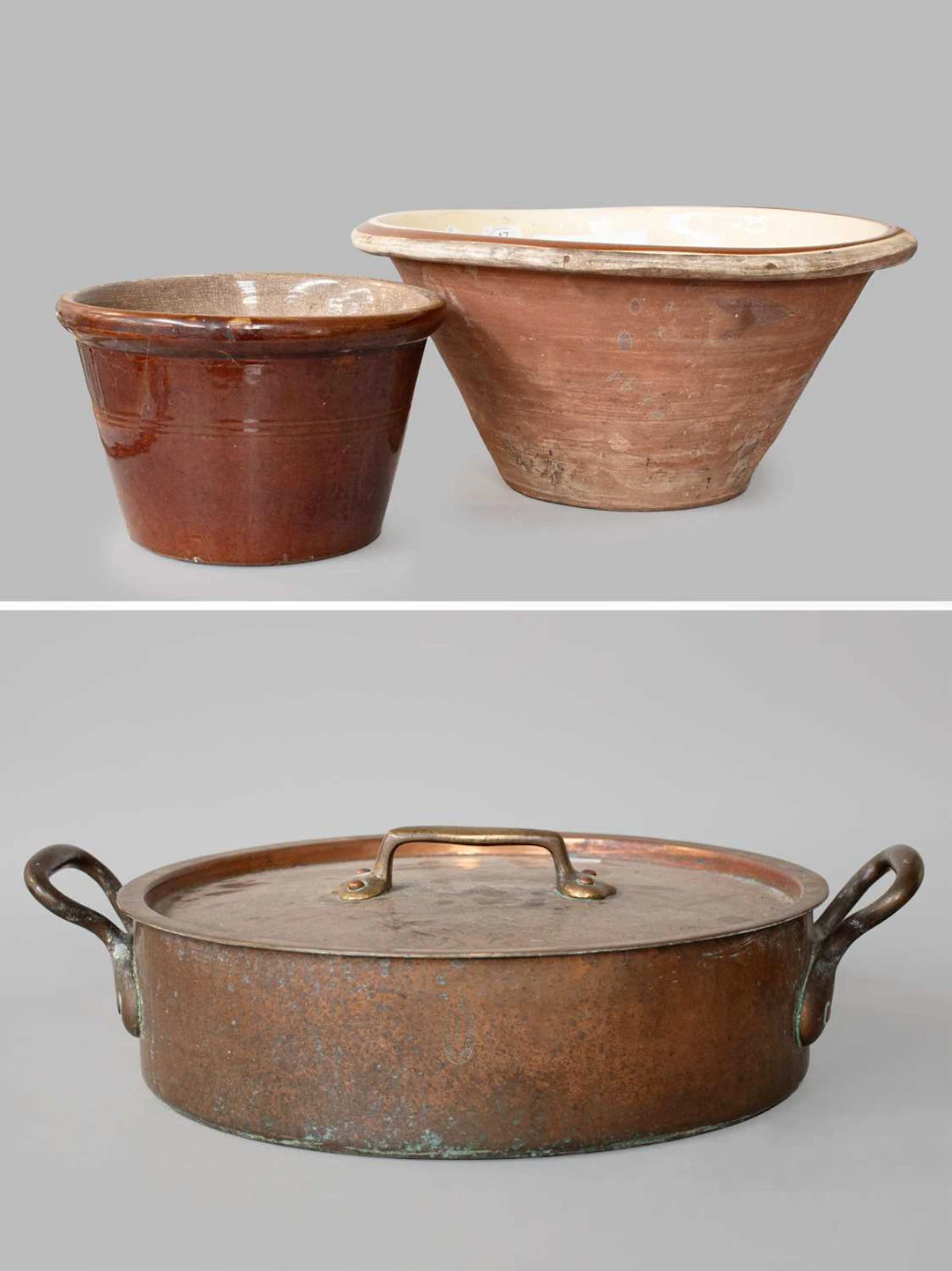 A Copper Pan and Cover, E. Dehillerin, Paris