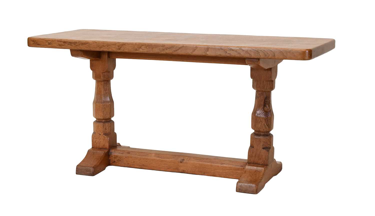 Workshop of Robert Mouseman Thompson (Kilburn): An English Oak 3ft