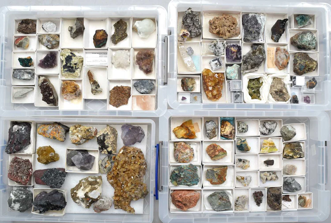 Minerals/Fossils: A Collection of Various Mineral Specimens