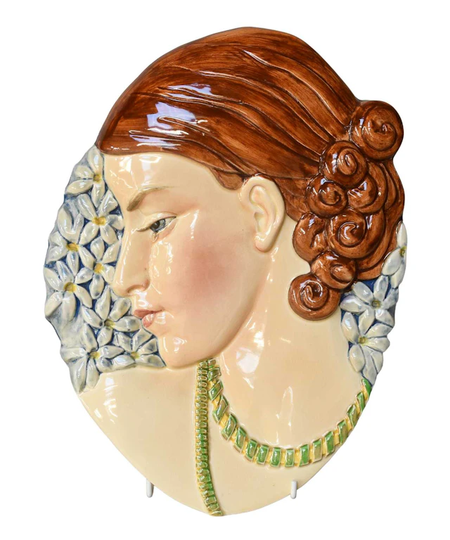 A Beswick Ware Art Deco Pottery Wall Plaque