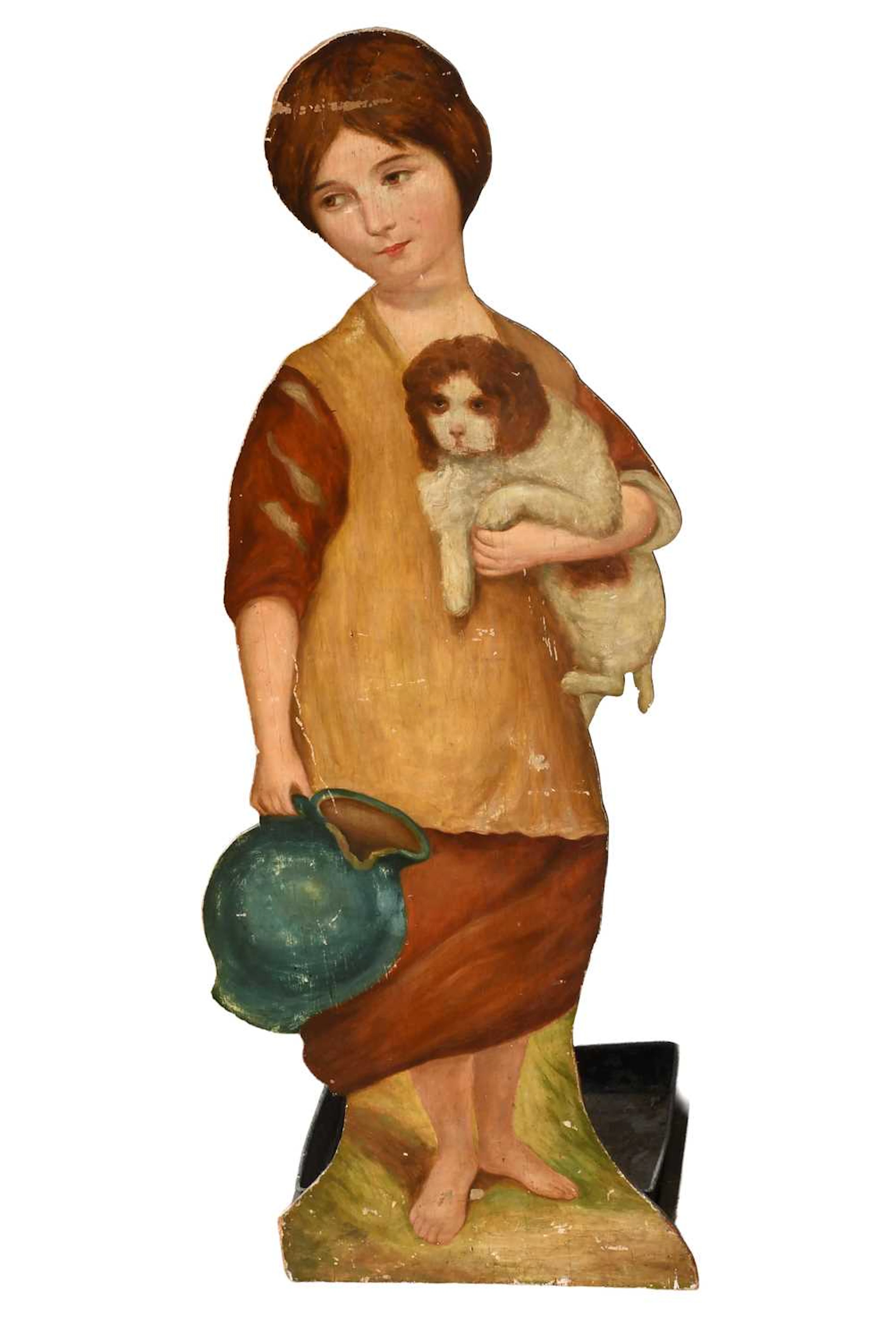 A Victorian Dummy Board Stick Stand