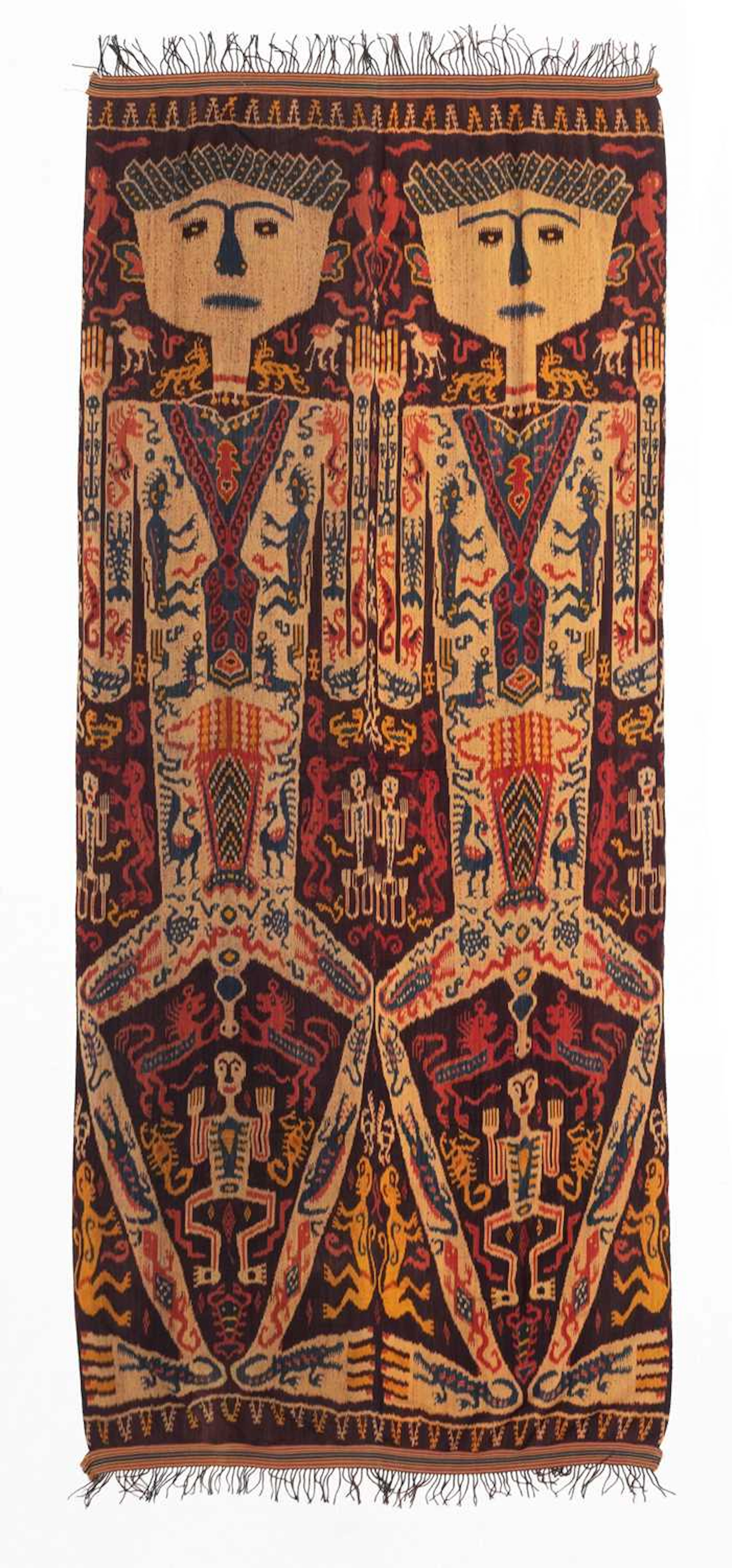 20th Century Sumba, East Sumba, Indonesia, Hinggi Ikat Cloth, The