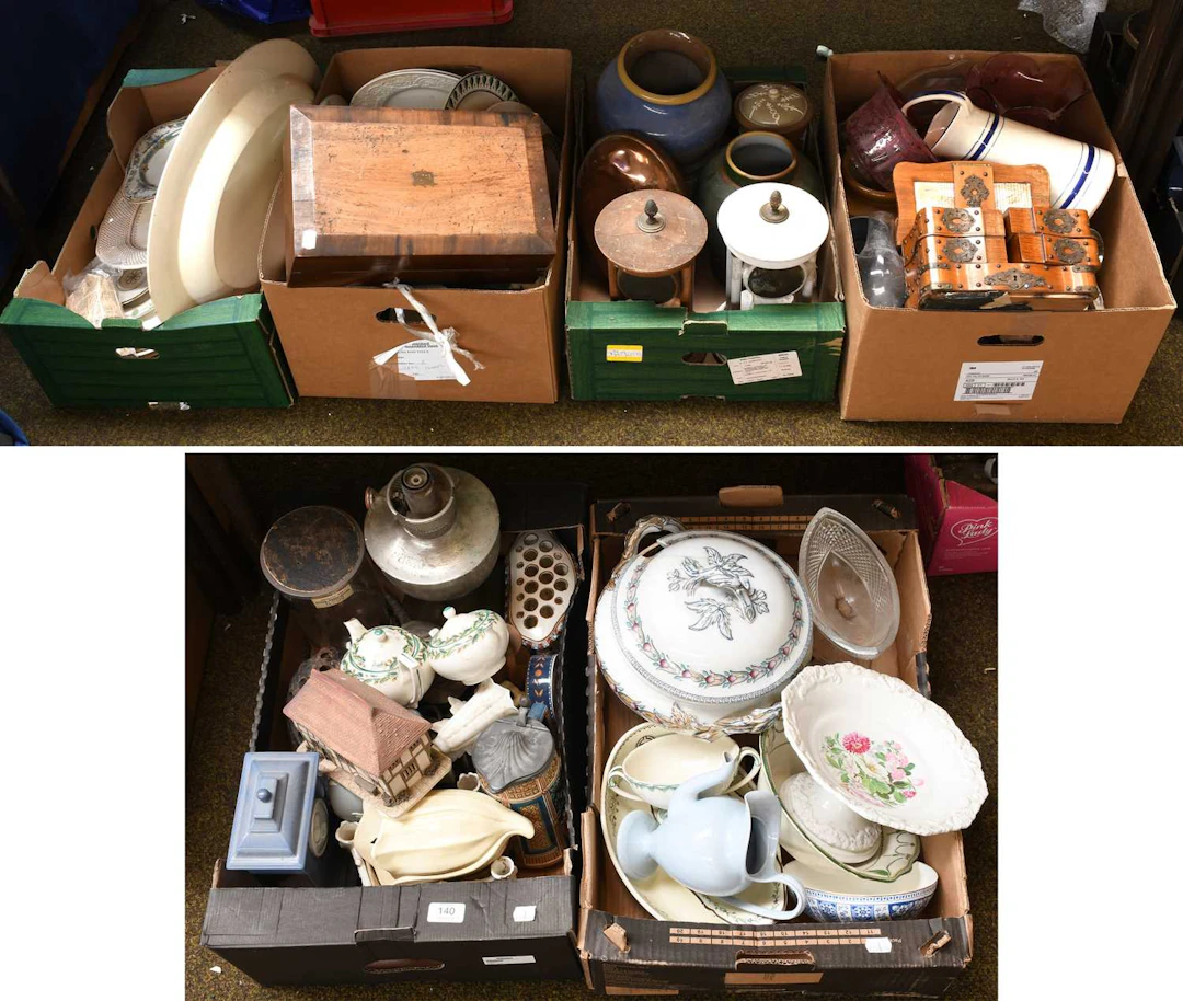 A Quantity of Mixed Ceramics, including 18th Century Wedgwood creamware