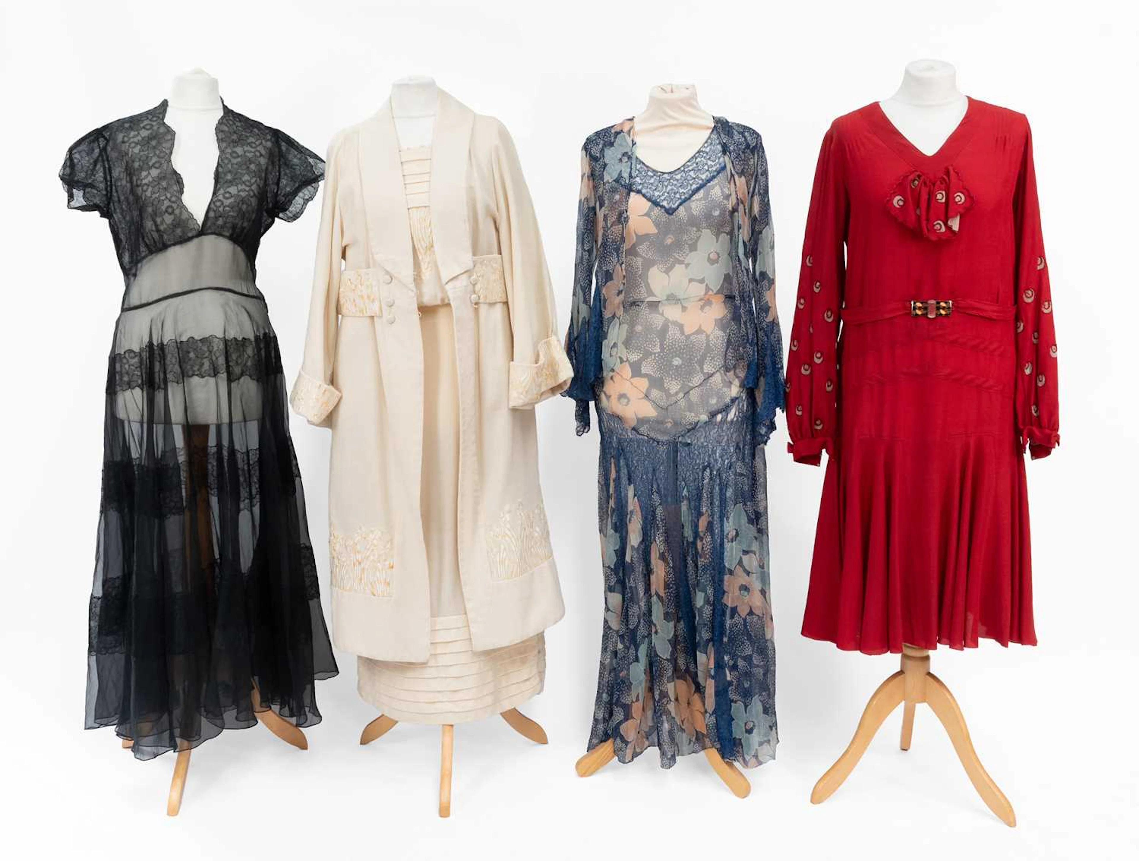 Circa 1920s and Later Costume
