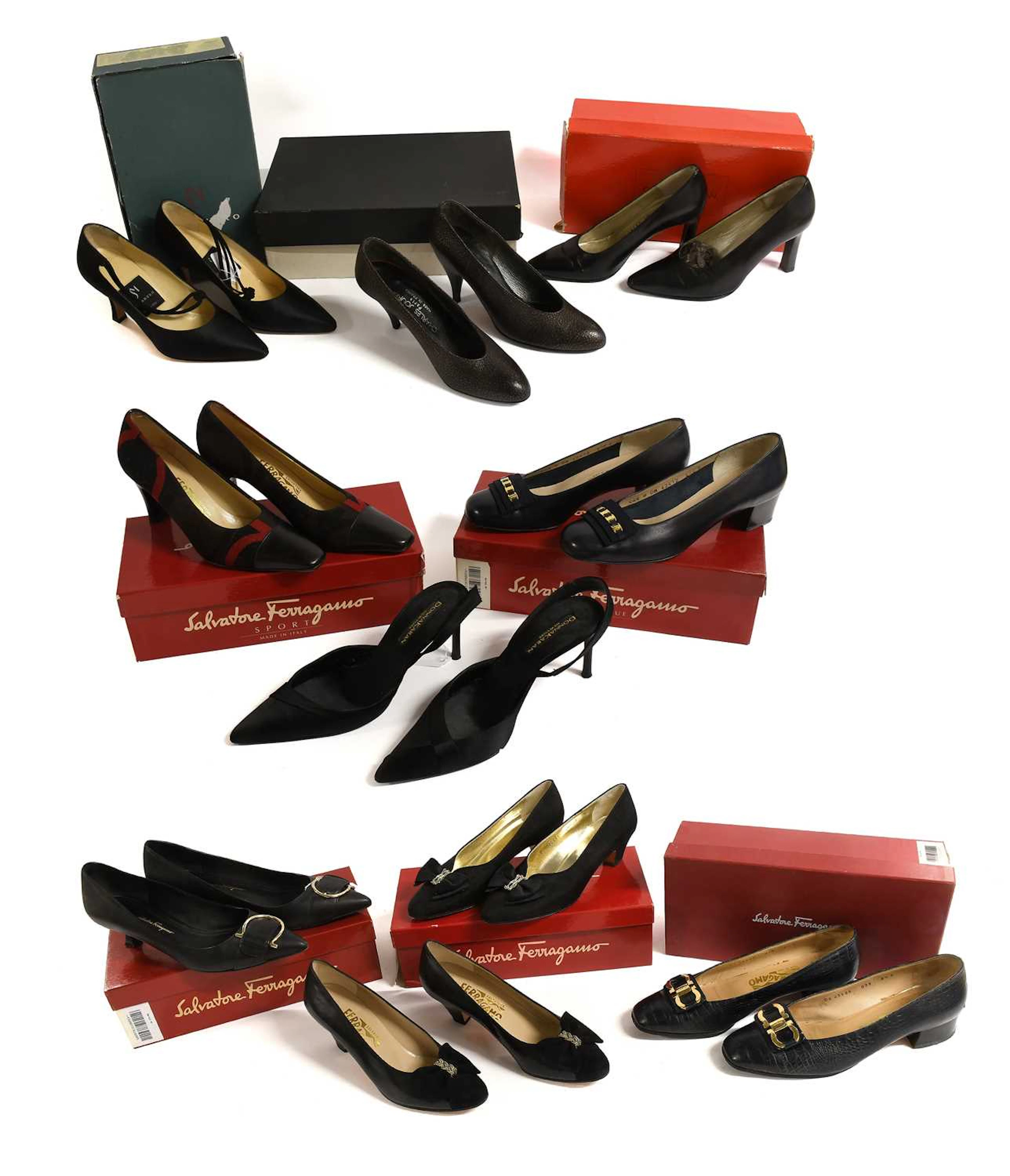 Modern Ladies Court and Evening Shoes, Salvatore Ferragamo, Donna