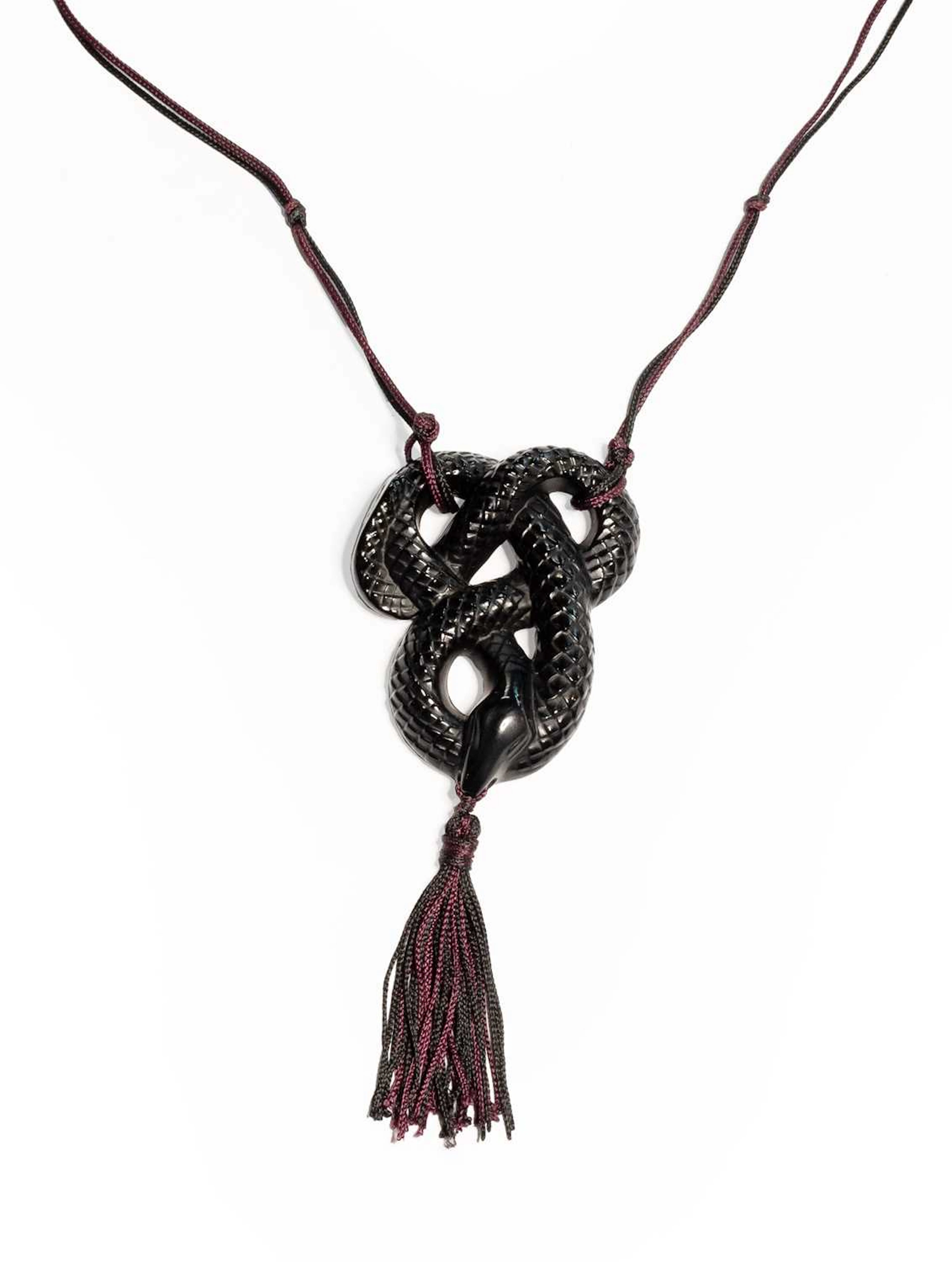 A Glass Necklace, by Lalique
