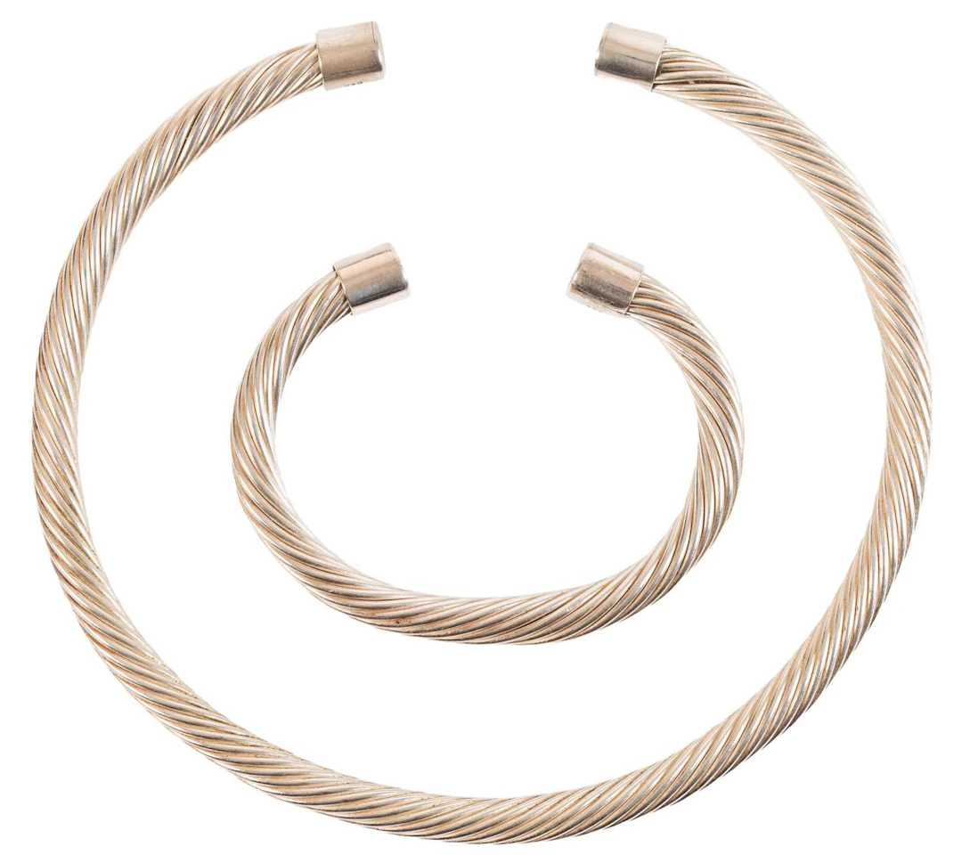 A Torque Necklace and Bracelet