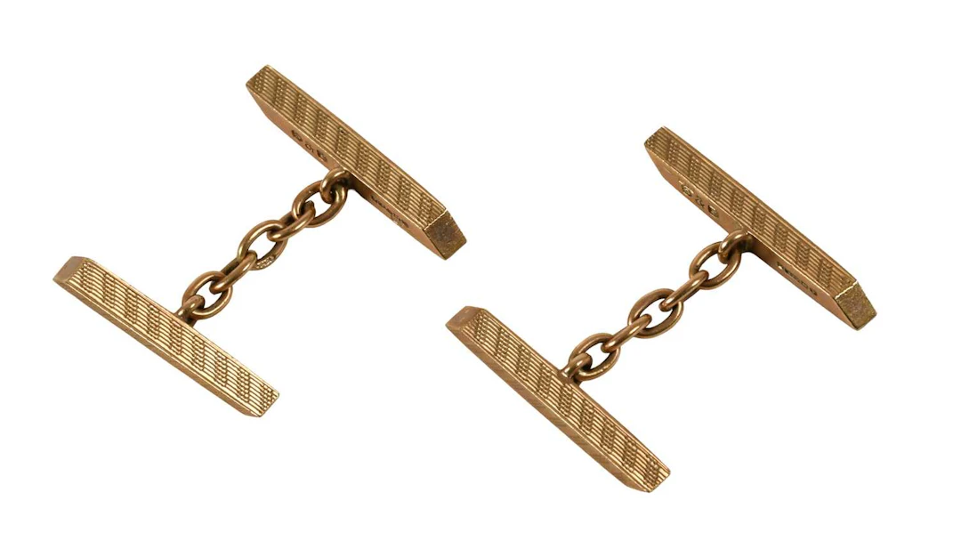 A Pair of 9 Carat Gold Cufflinks