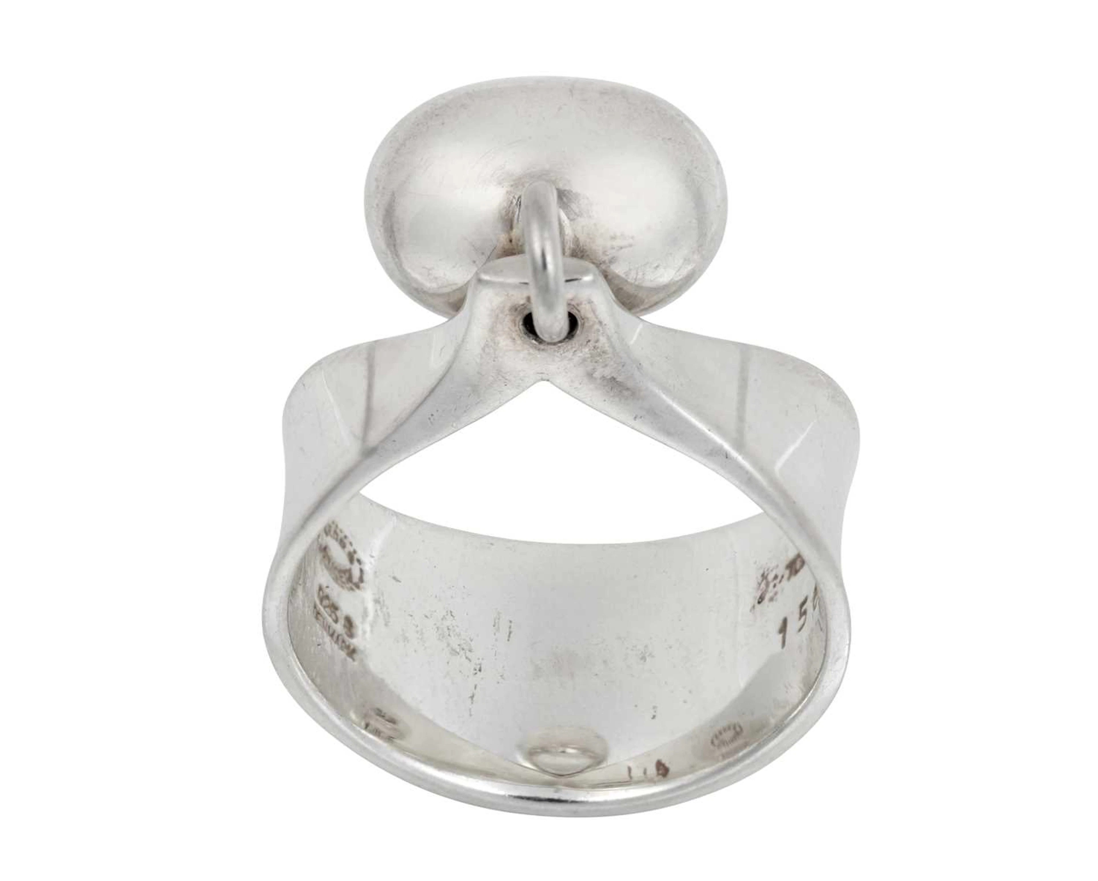 A Pod Ring, designed by, Vivianna Torun Bülow-Hübe for Georg Jensen