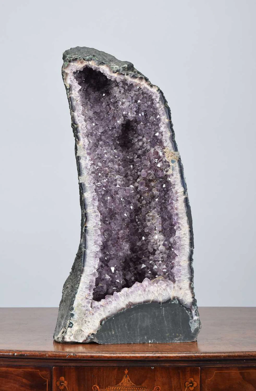 Minerals/Fossils: A Large Brazilian Amethyst Geode Cathedral