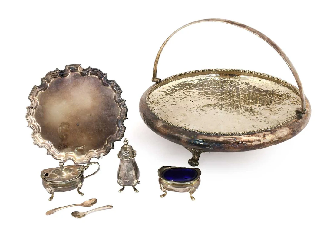 A Collection of Assorted Silver and Silver Plate