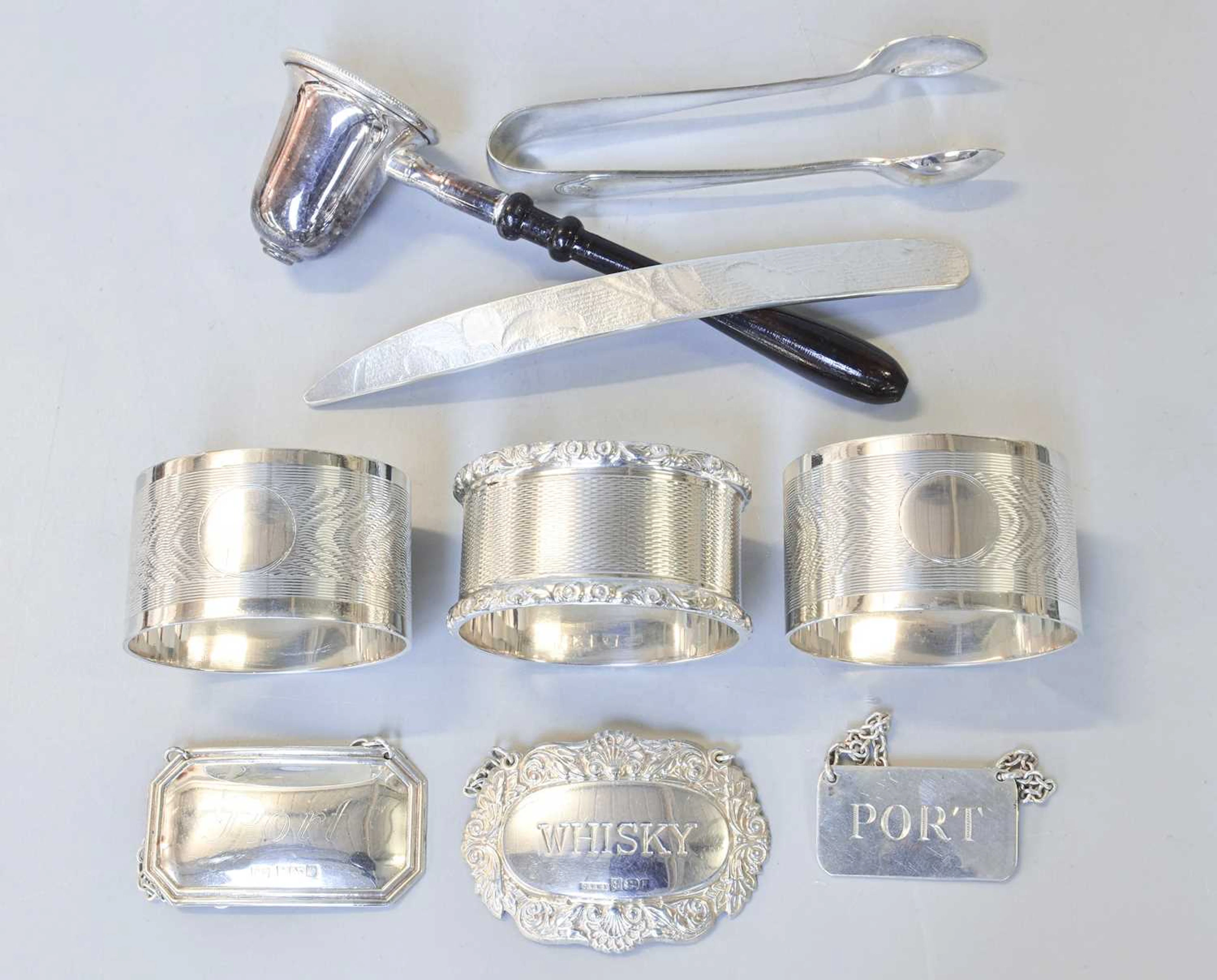 A Collection of Assorted Silver, Together With