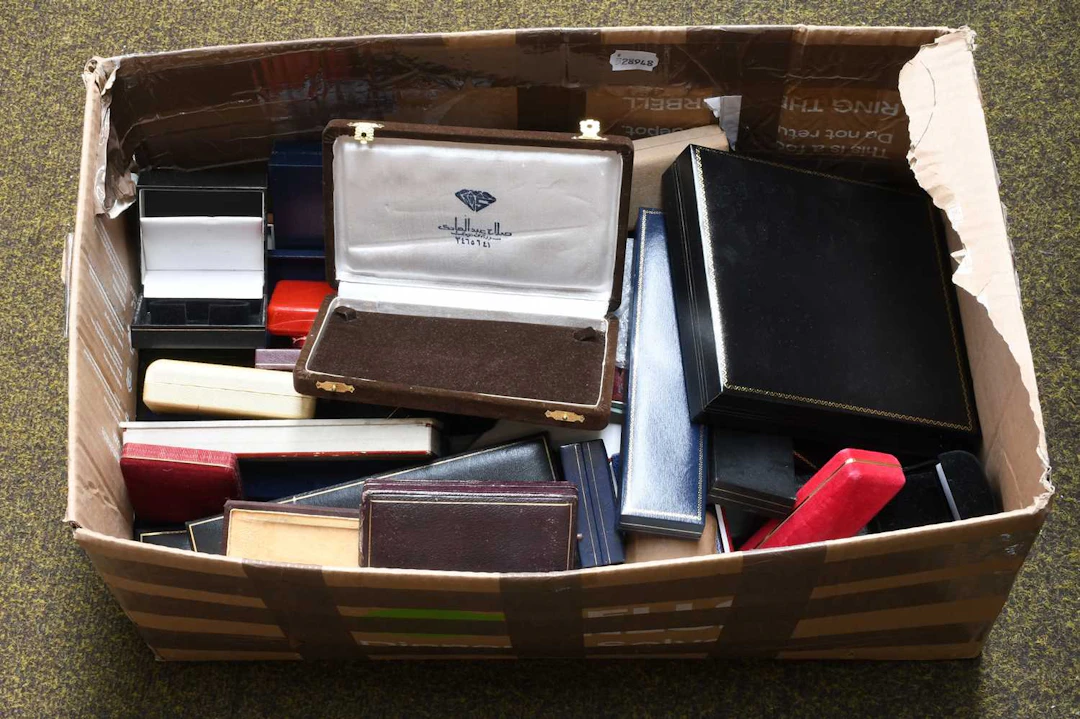 A Collection of Vintage Jewellery Boxes