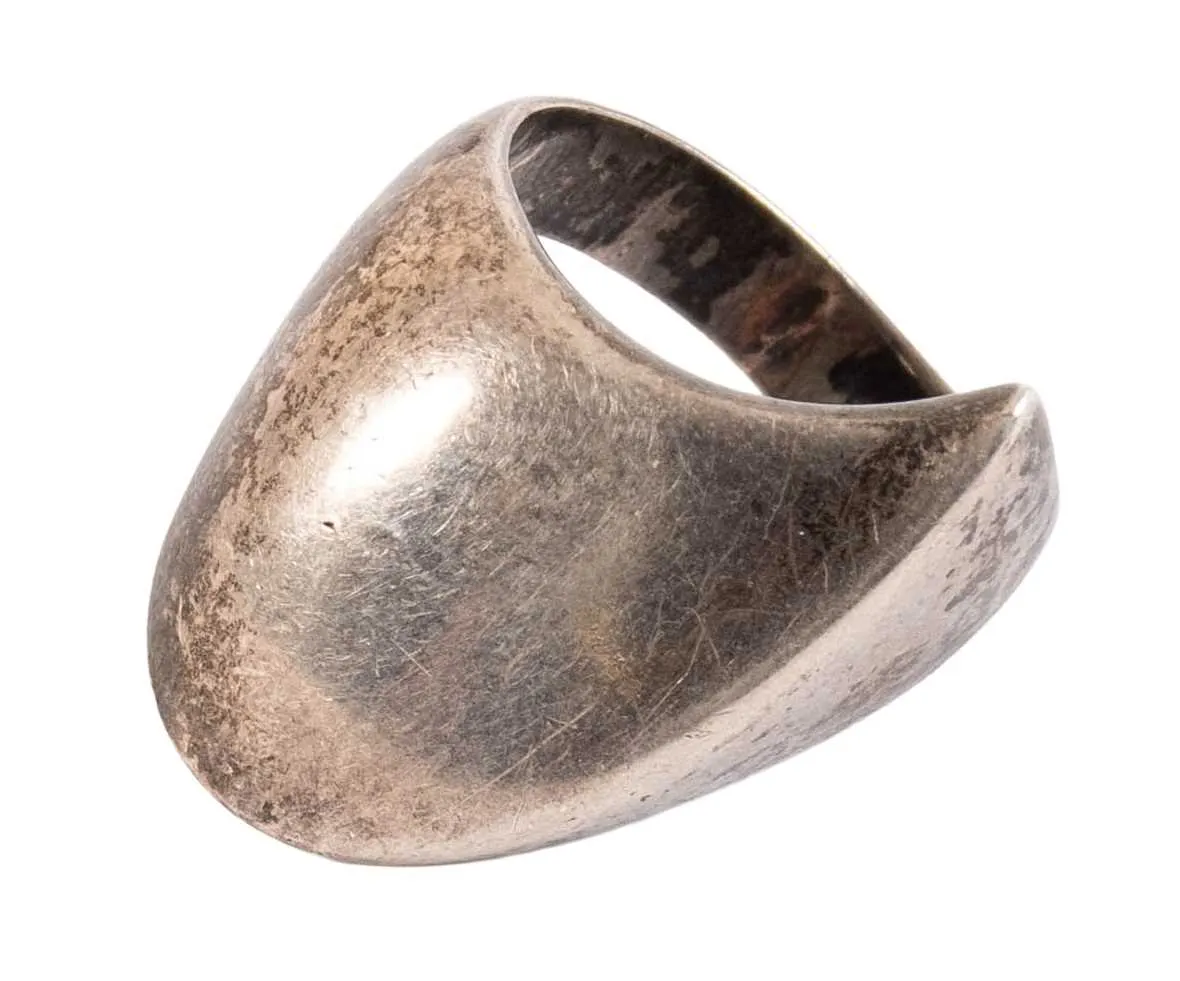 A Silver Ring, designed by Nanna Ditzel for Georg Jensen