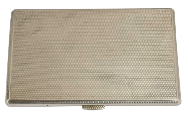 An Elizabeth II Silver Cigarette-Case, by Garrard and Co Ltd., Birmingham