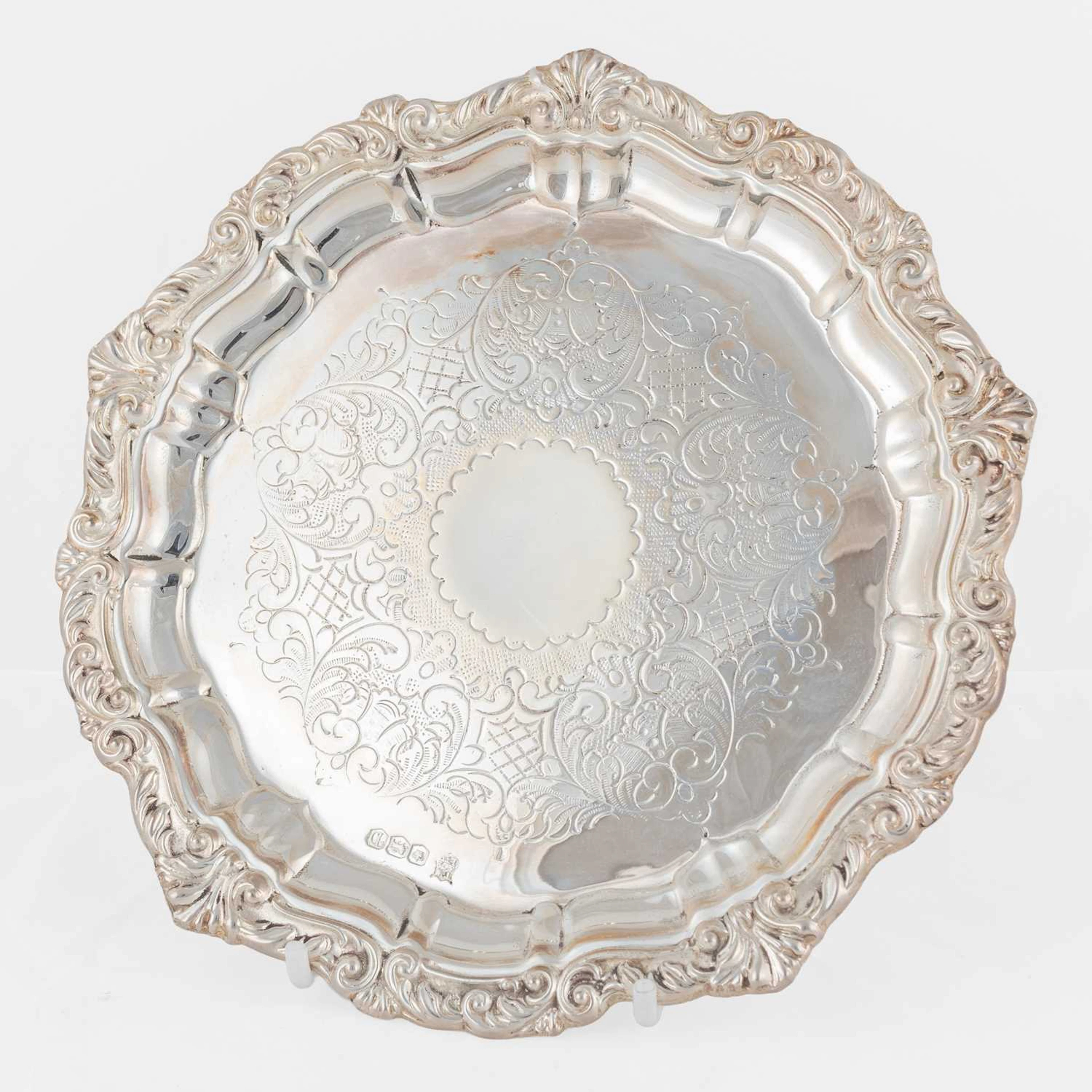 An Elizabeth II Silver Waiter, by Travis, Wilson and Co. Ltd., Sheffield, 1971