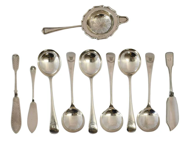 A Collection of Assorted Silver Flatware