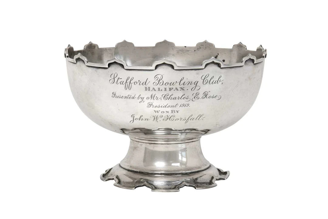 A George V Silver Bowl by Gorham Manufacturing Co., Birmingham, 1913