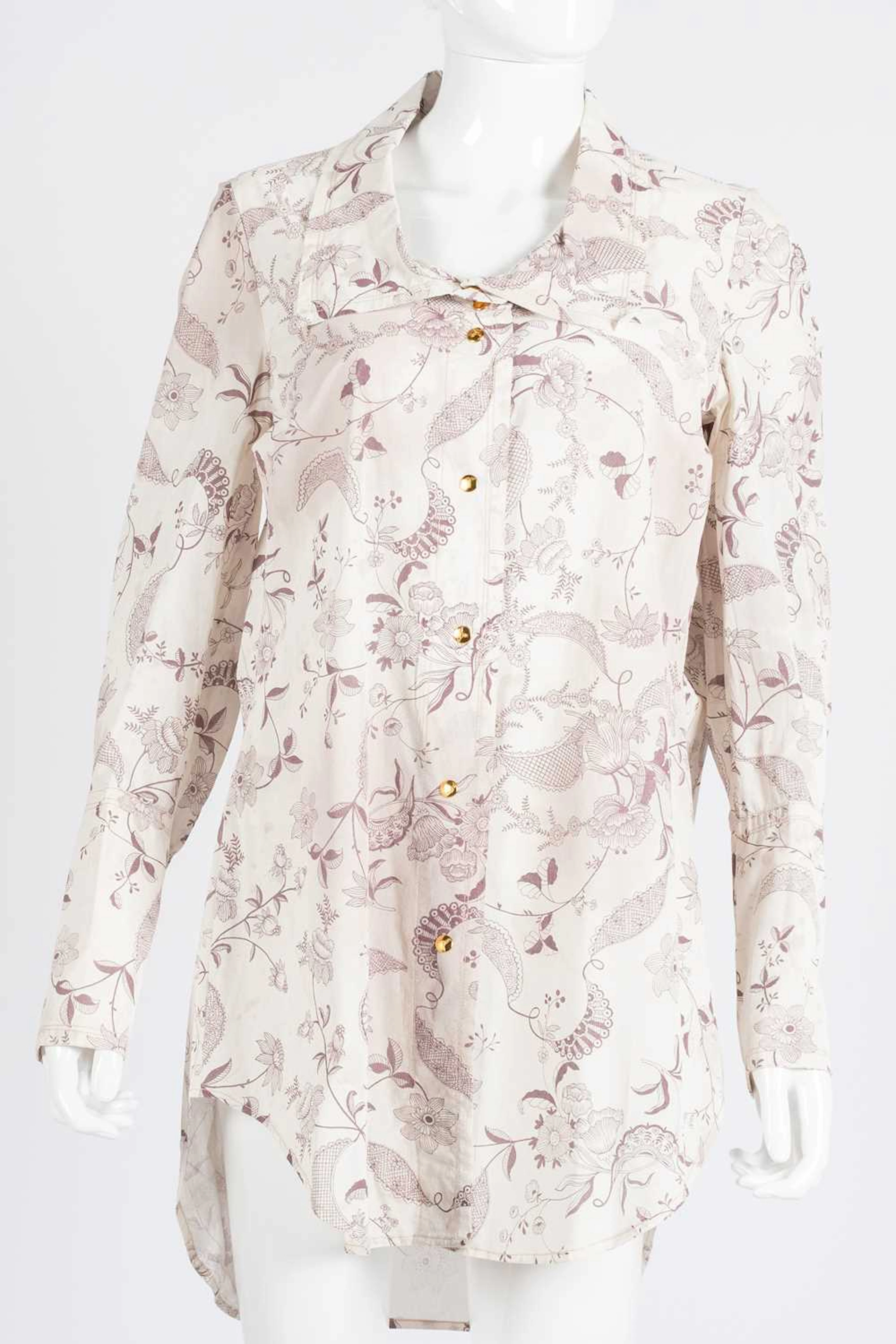 Vivienne Westwood, 'Summertime Collection' Floral Long Sleeve Shirt, S/S 2000