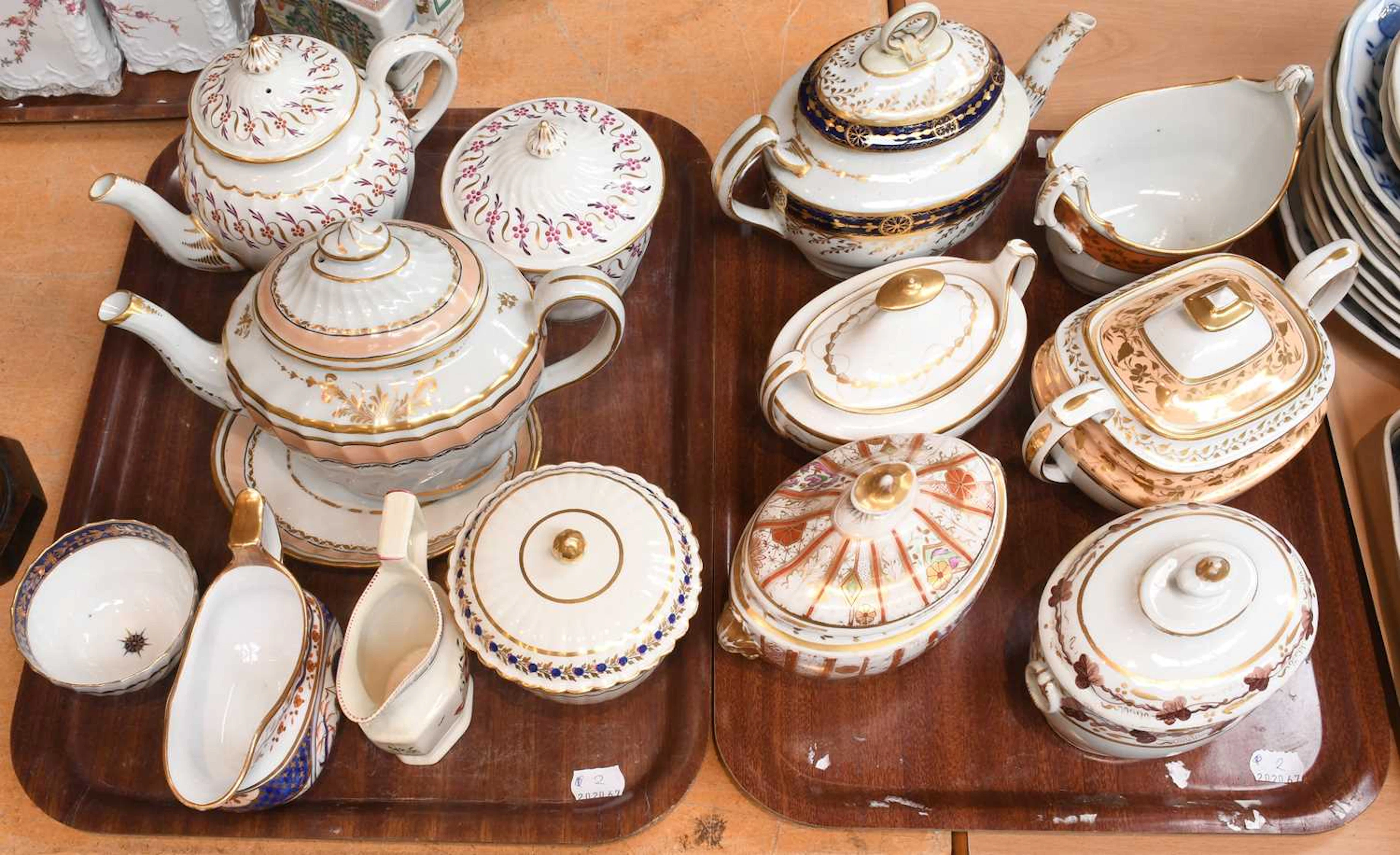 A Collection of Early English Porcelain Mainly Flight Period Worcester