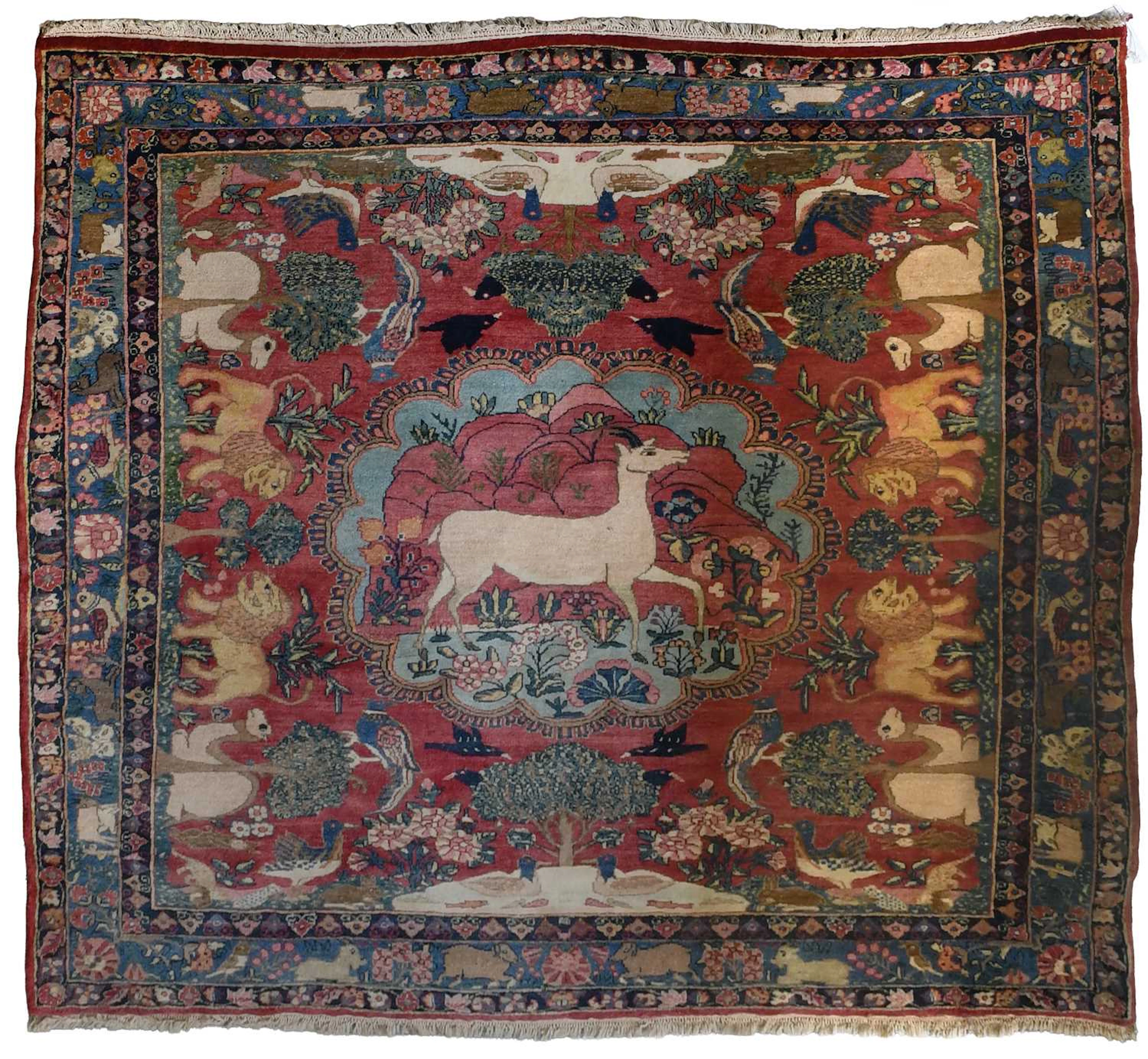Kashan Pictorial Rug