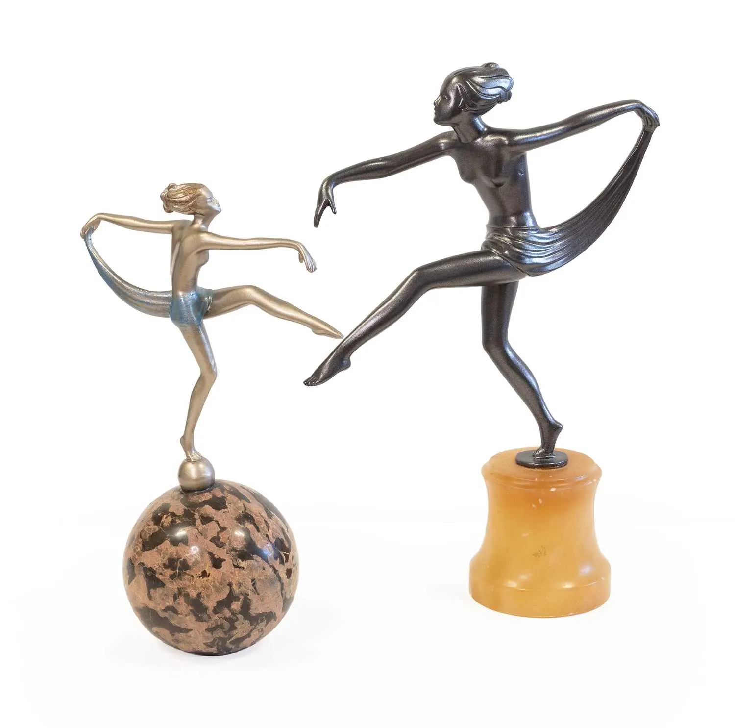 After Josef Lorenzl (1892-1950): An Art Deco Spelter Figure, circa 1925