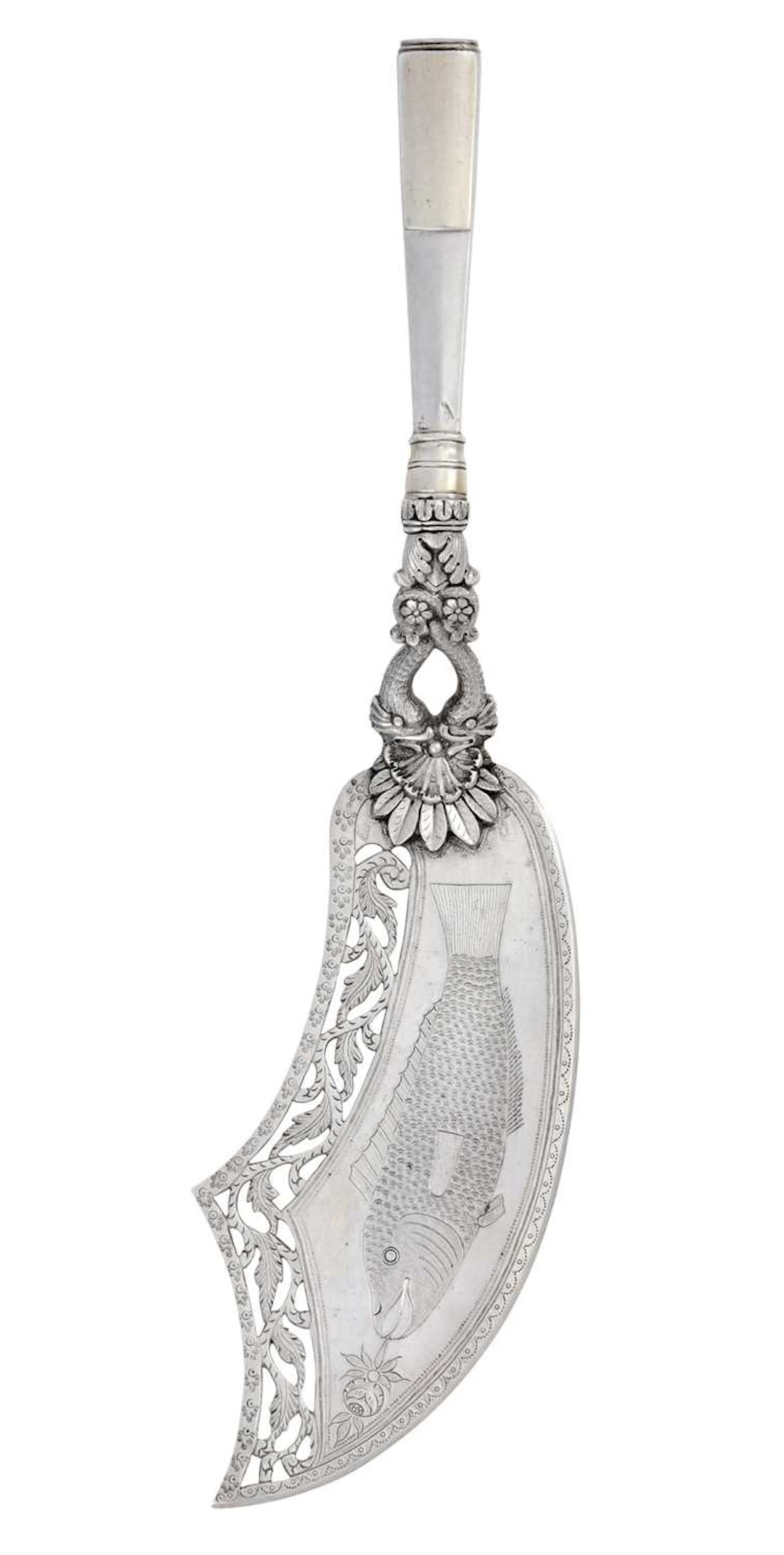 A Brazilian Silver Fish-Slice by Francisco Duarte Graça, Rio de Janeiro