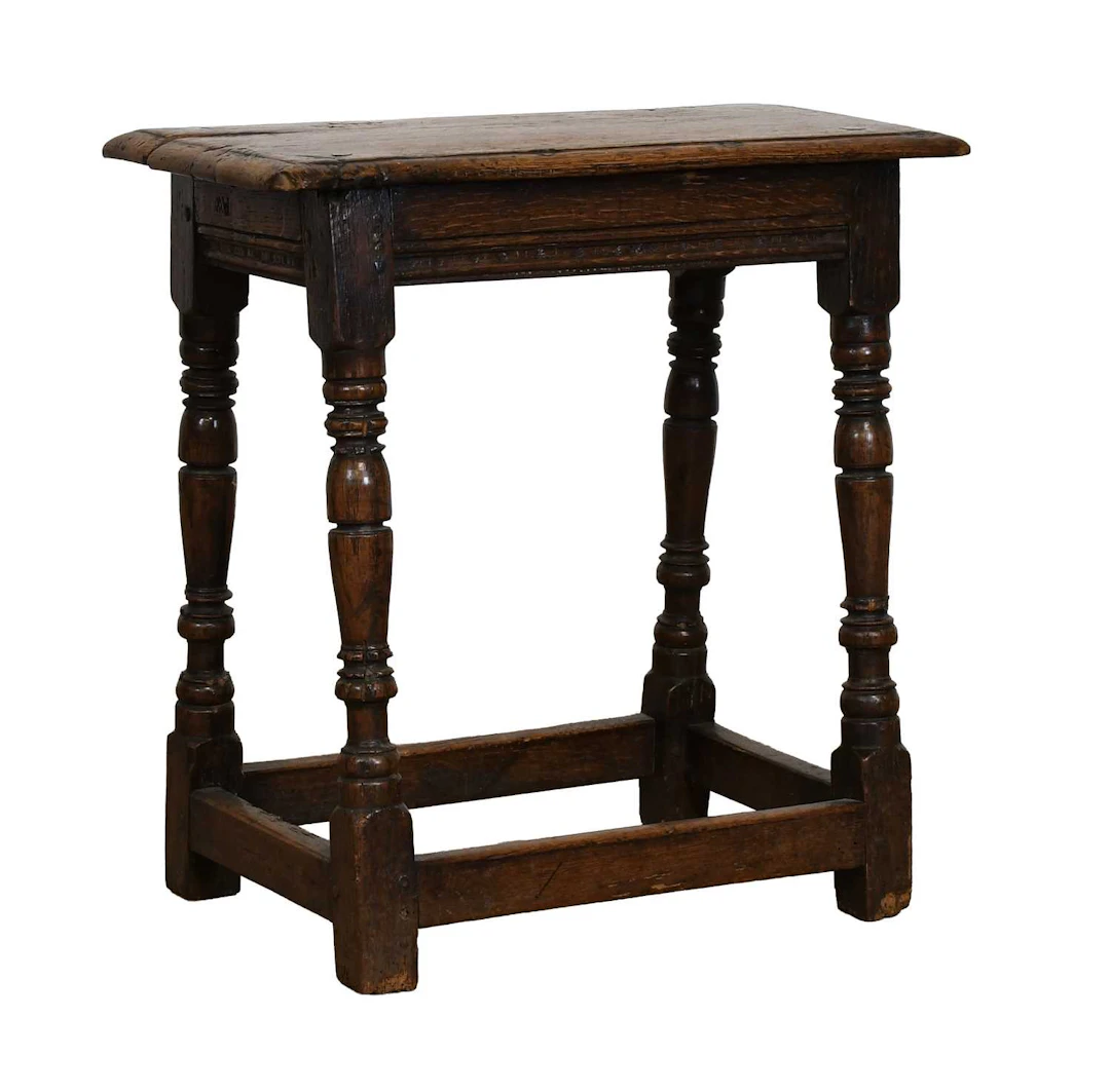 An Oak Joint Stool, circa 1650