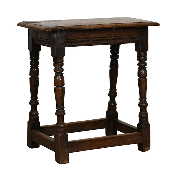 An Oak Joint Stool, circa 1650