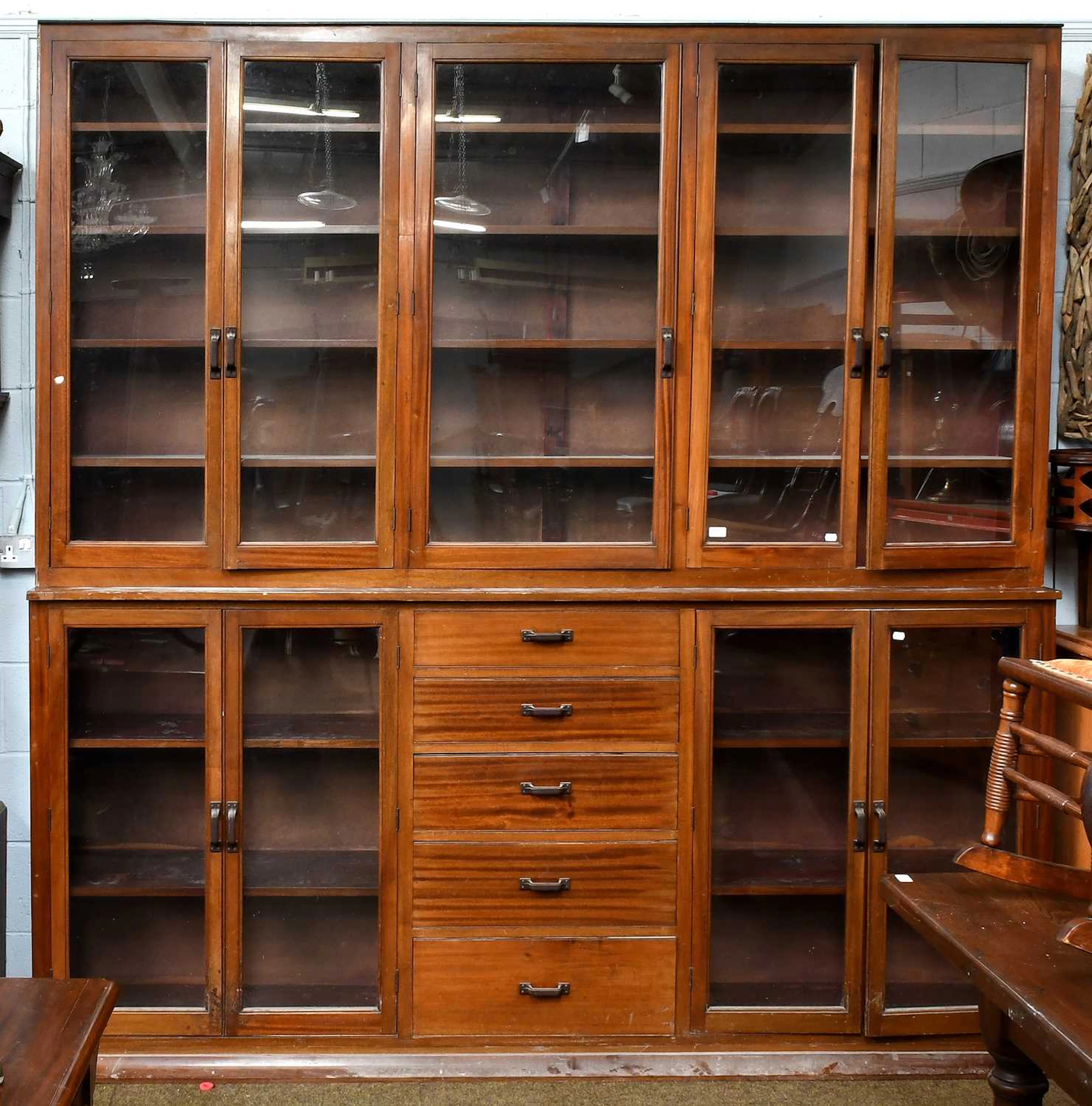 A Mahogany Library Bookcase