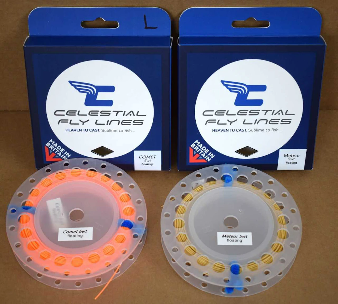 Two Celestial Fly Lines, Celestial Fly Lines 'Comet' 6 Weight Floating