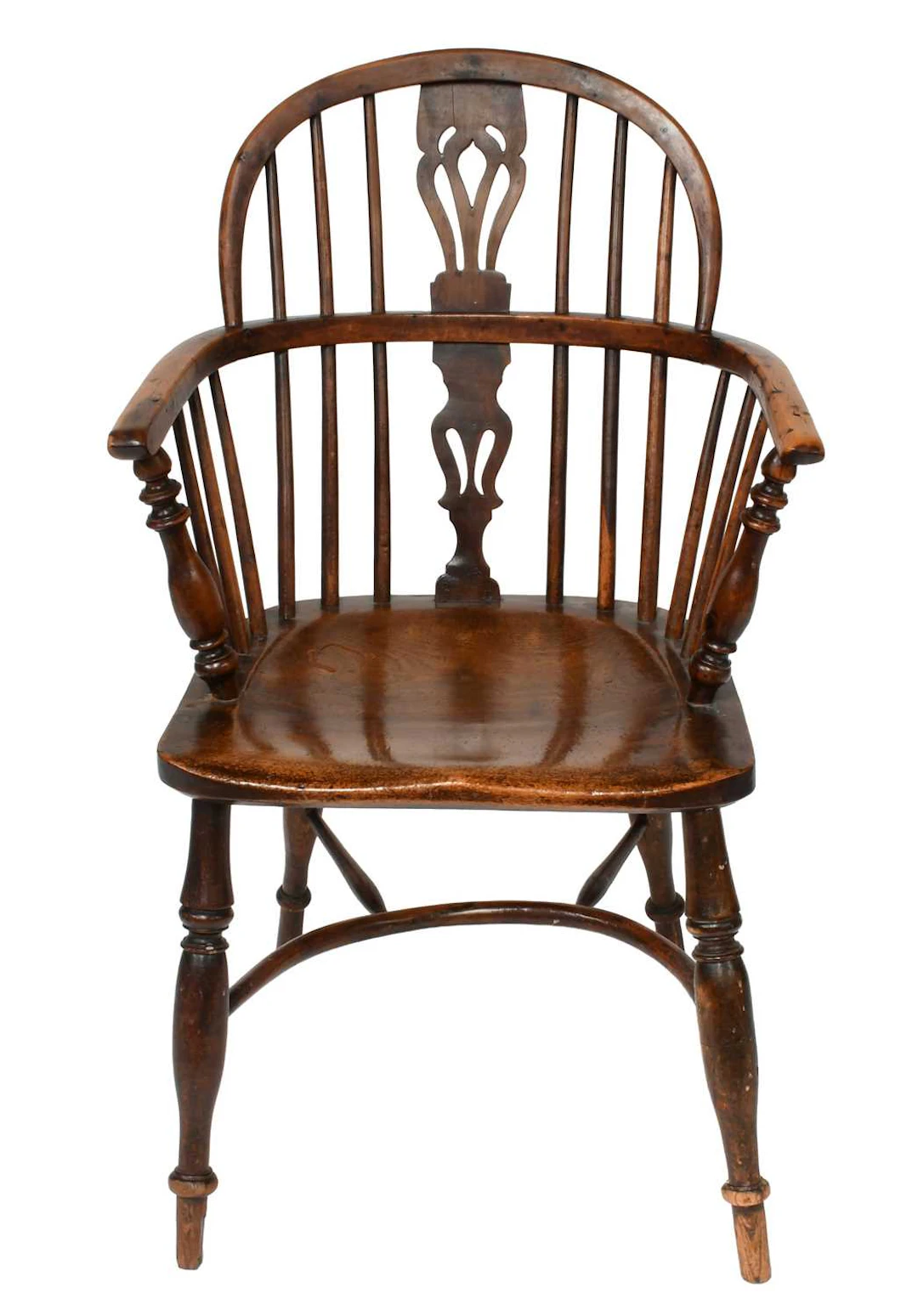A 19th Century Yewwood Windsor Armchair