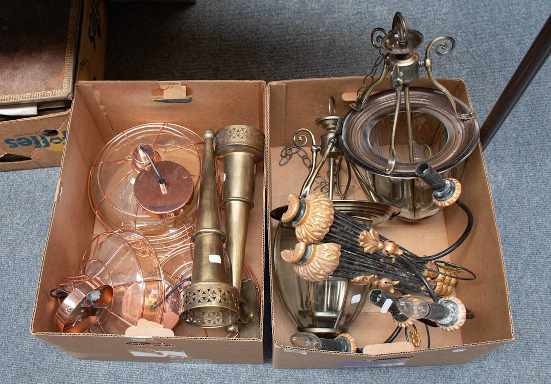 A Collection of Various Modern Light Fittings