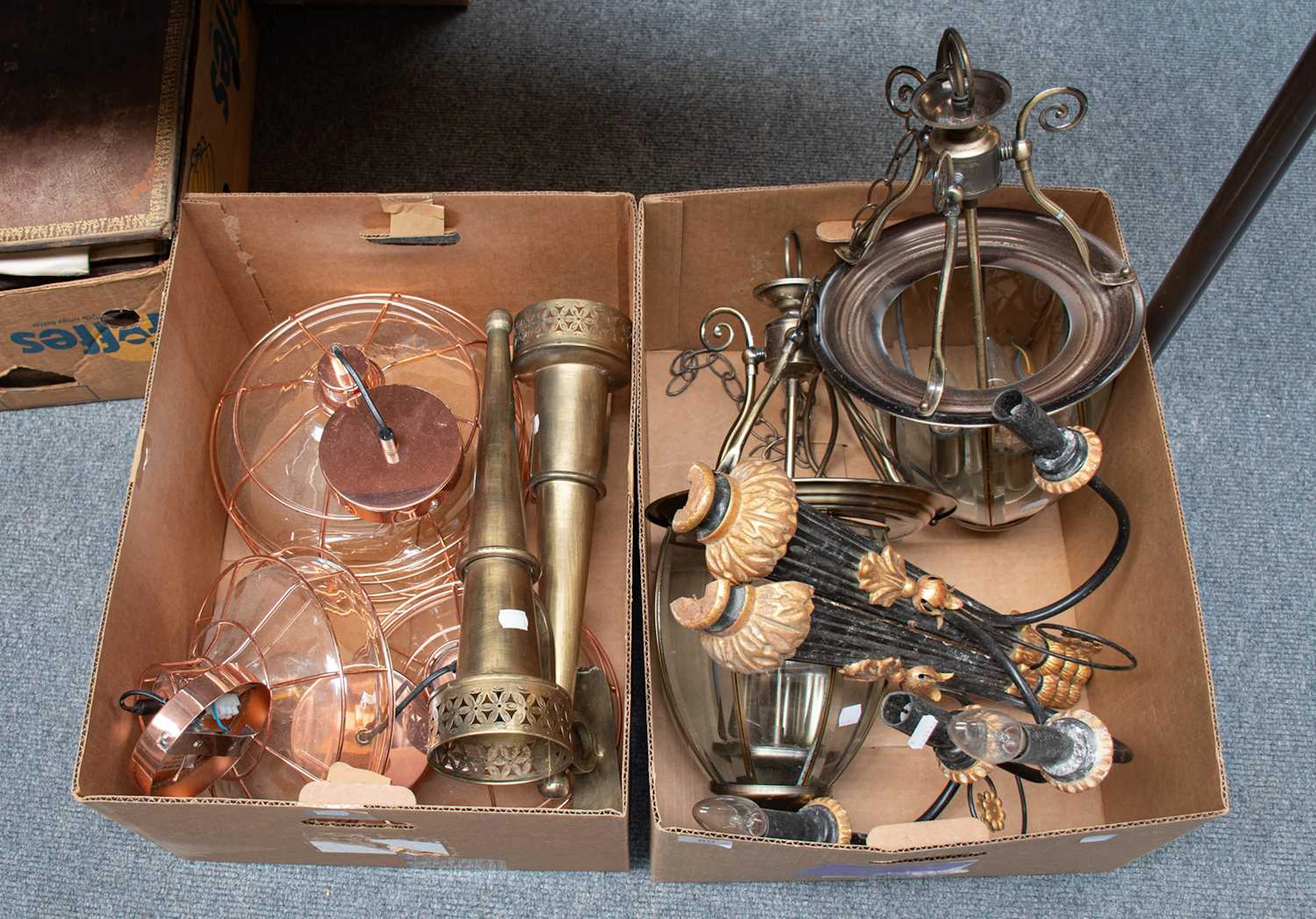 A Collection of Various Modern Light Fittings