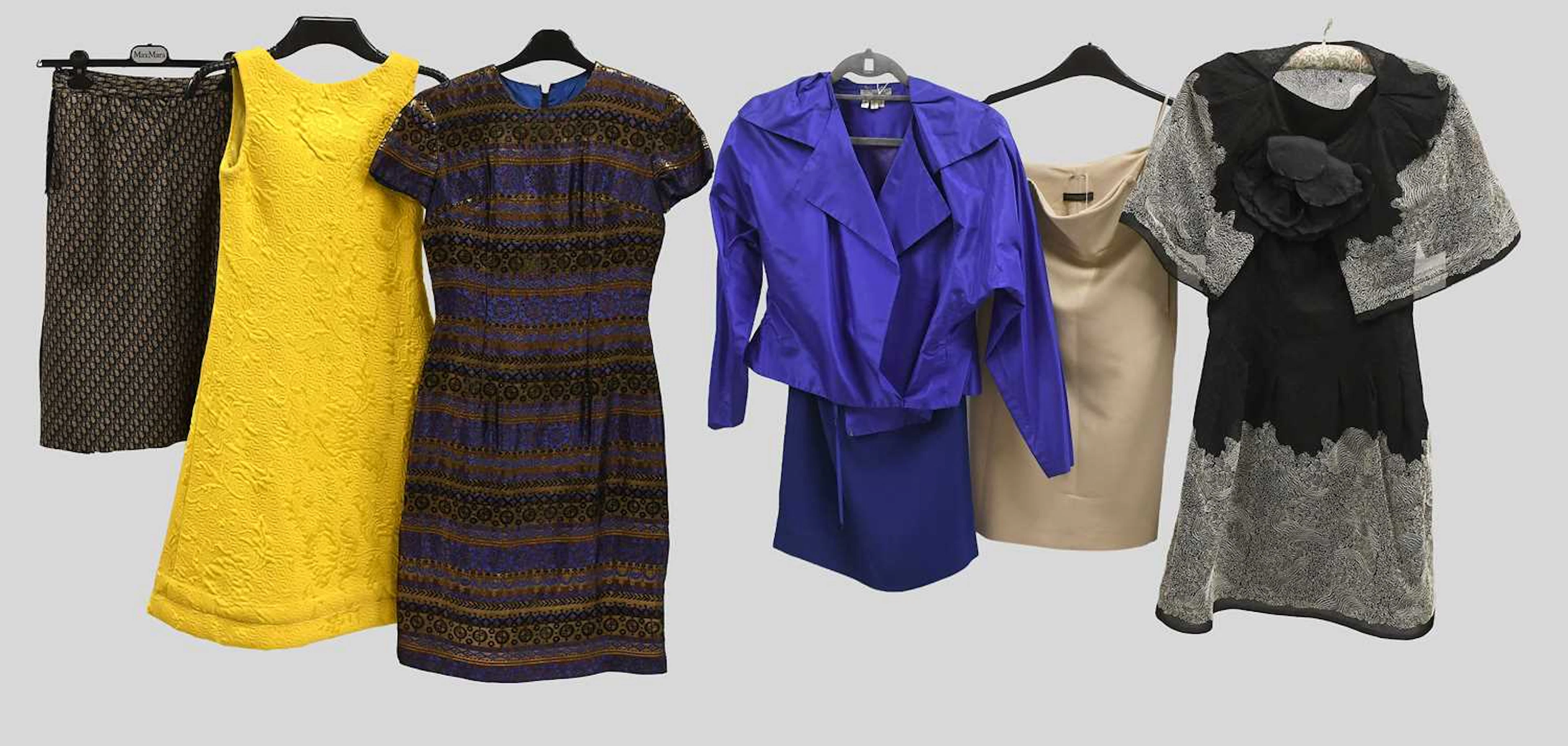 Circa 1980s and Later Day and Evening Costume, Jacques Azagury, Falconetto
