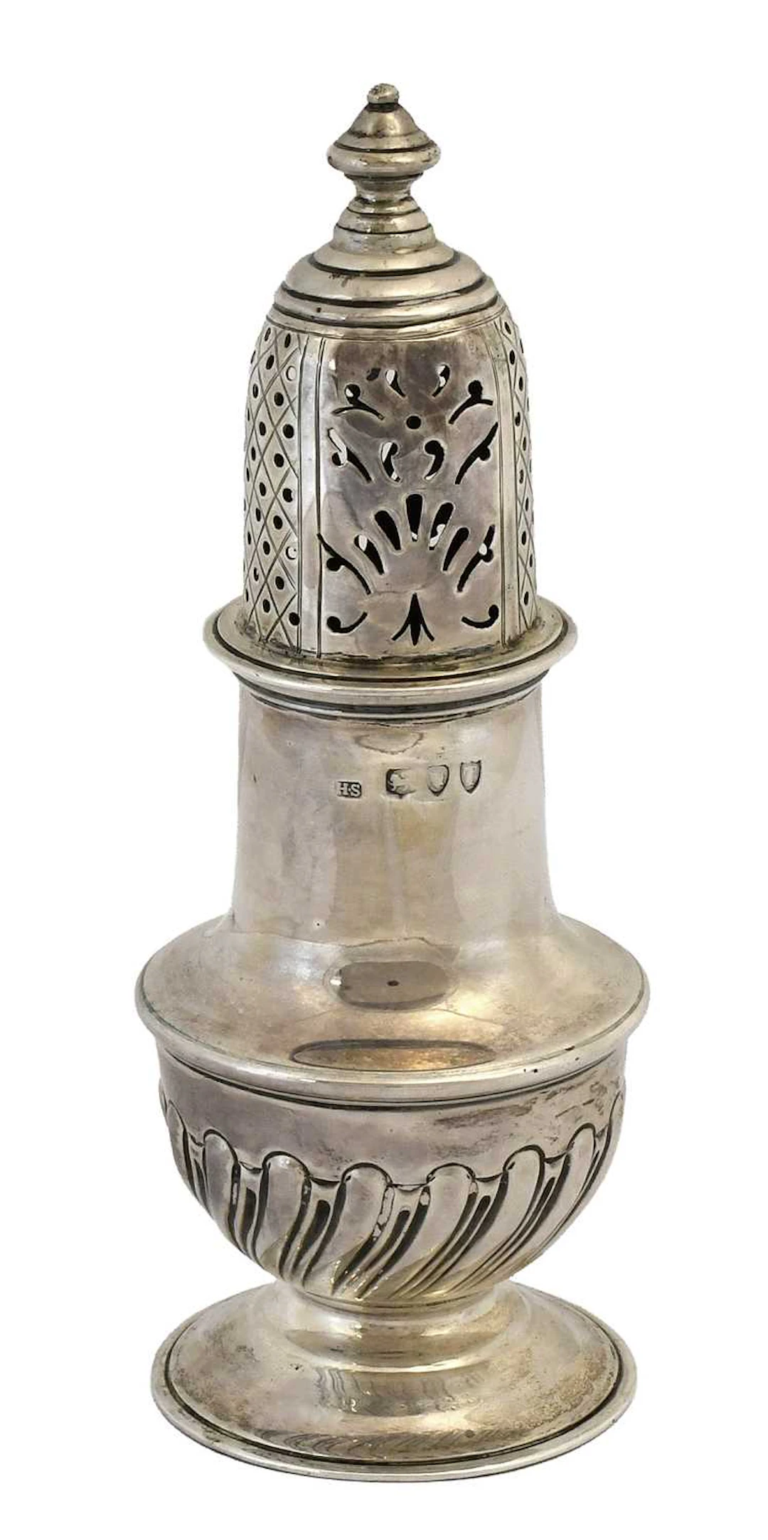 A Victorian Silver Caster, by Henry Stratford Ltd., London, 1894