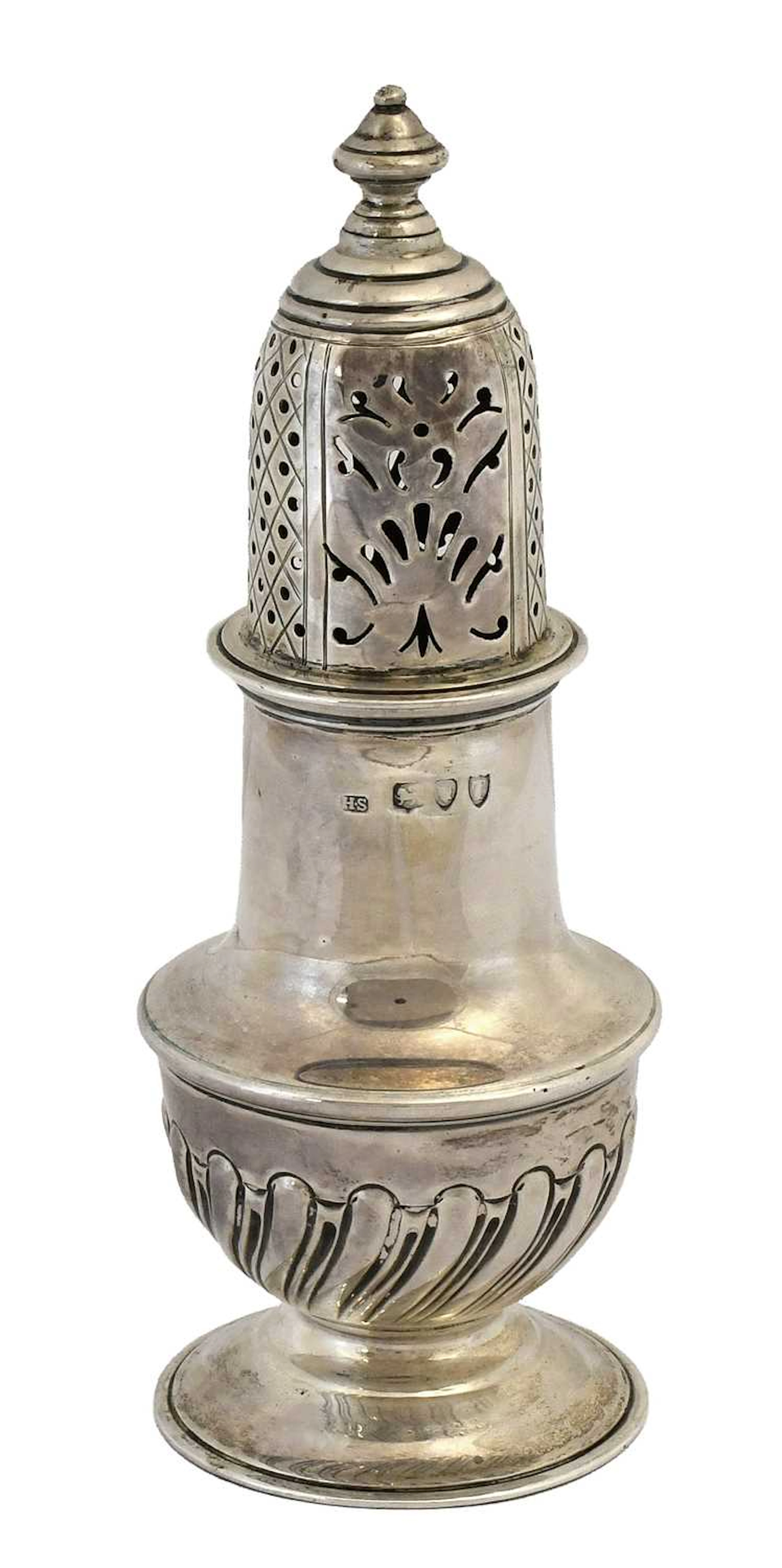 A Victorian Silver Caster, by Henry Stratford Ltd., London, 1894