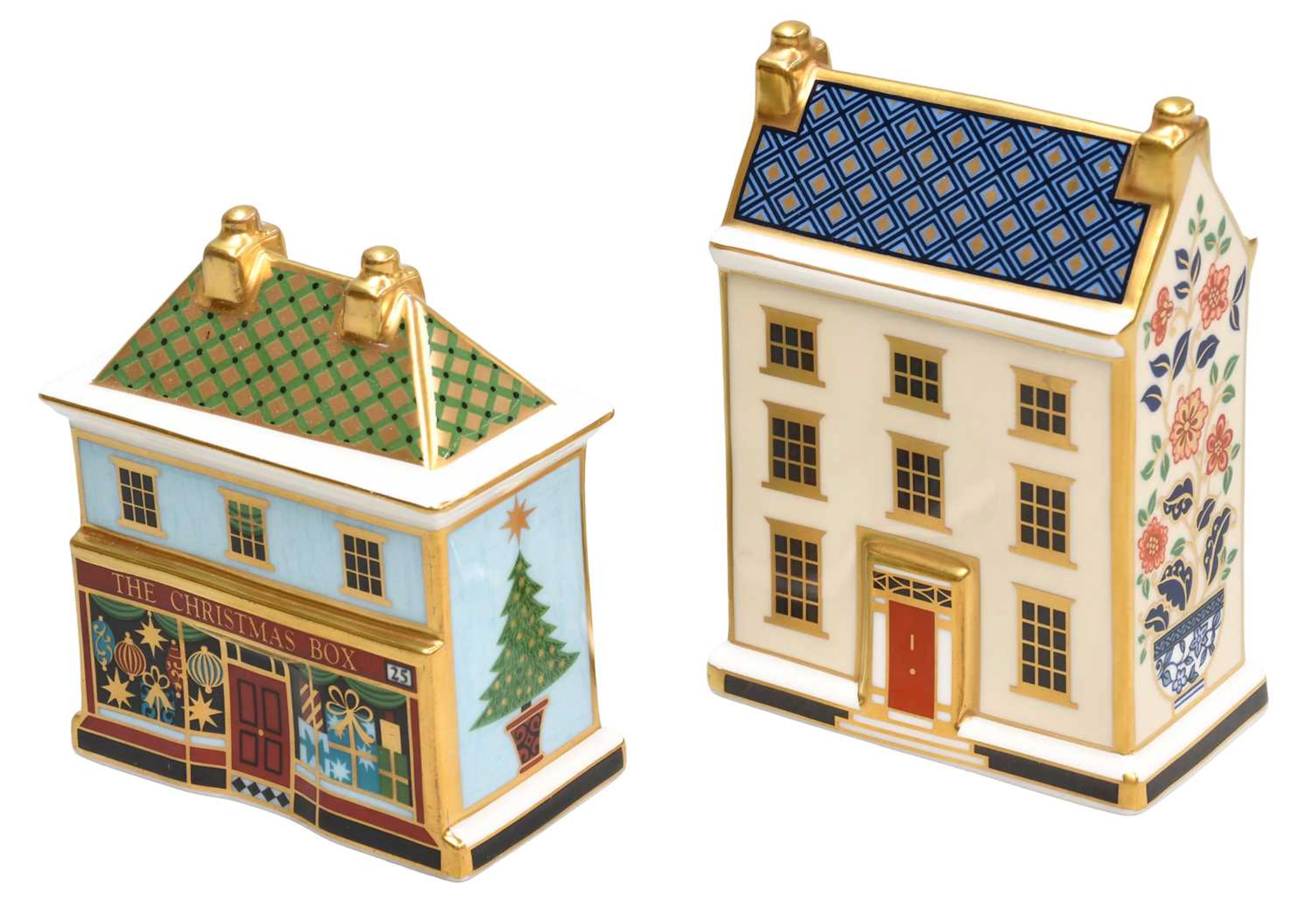 Royal Crown Derby Porcelain Paperweights
