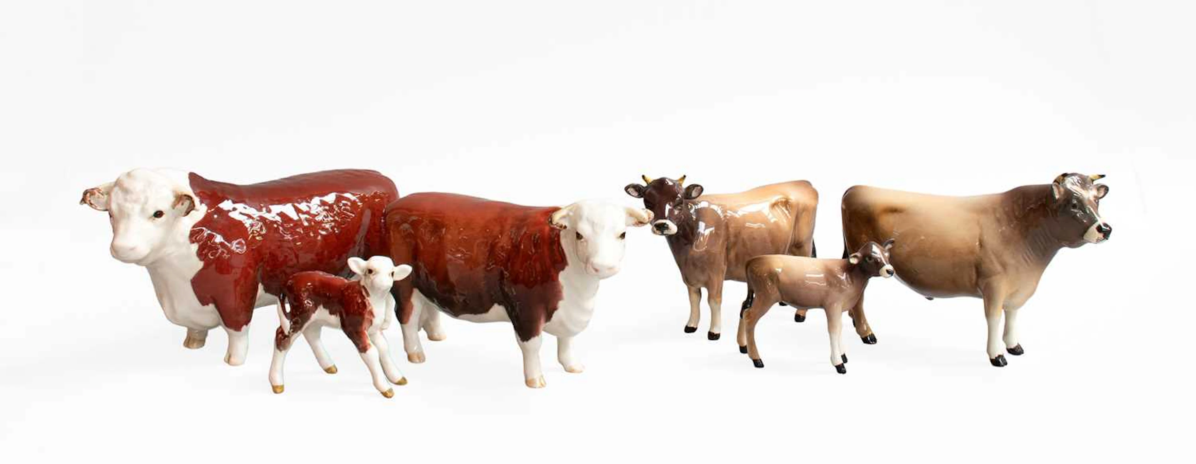 Beswick Hereford Cattle Comprising:
